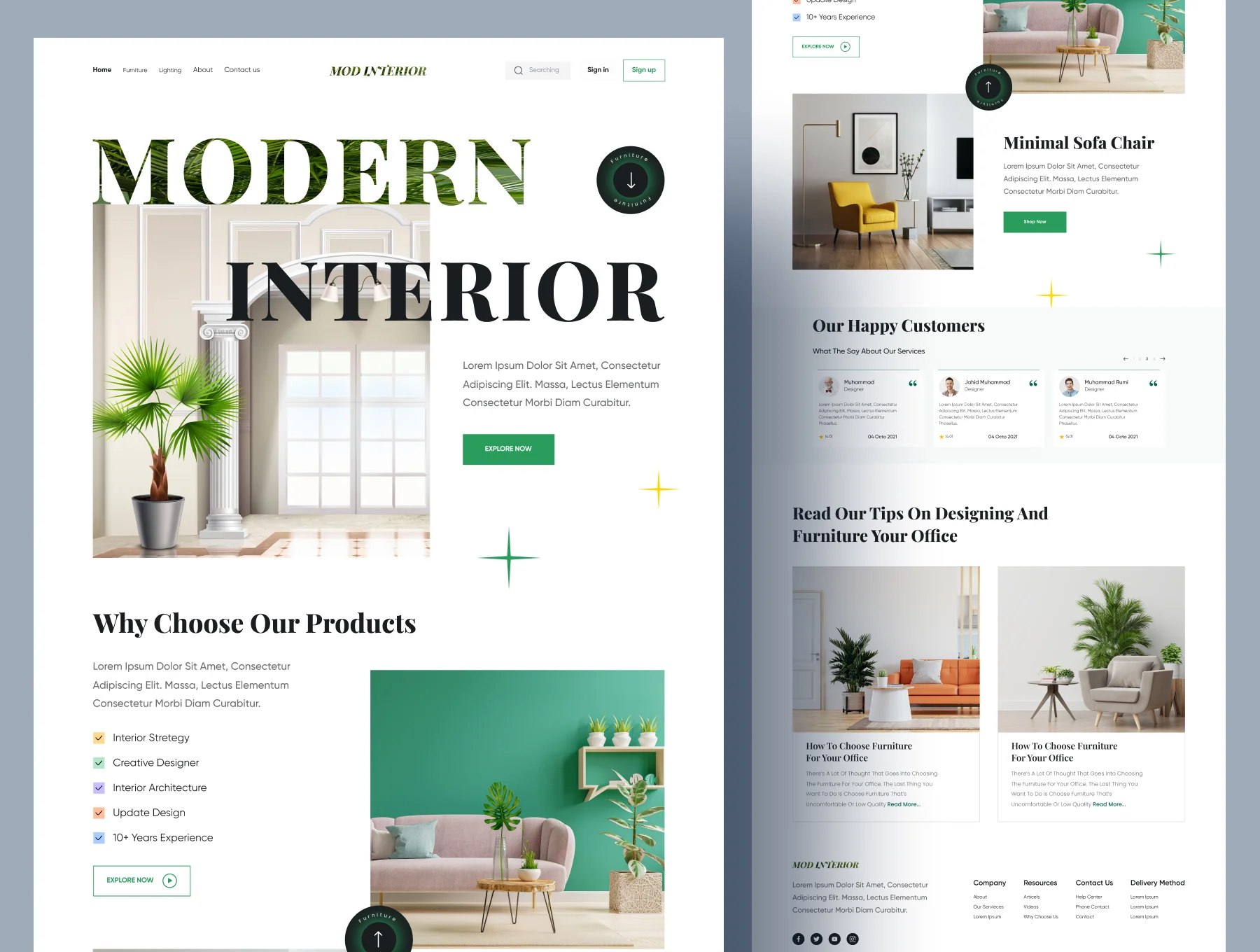 Landing Page UI Kit Design 4