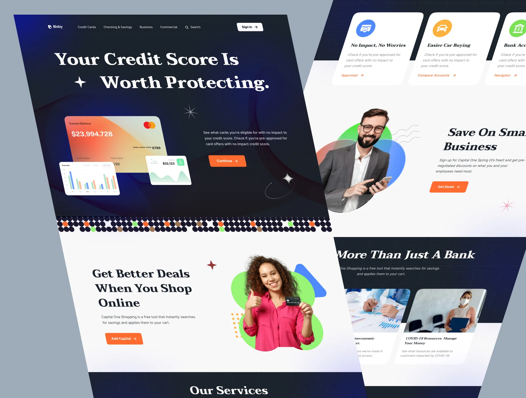 Landing Page UI Kit Design 6