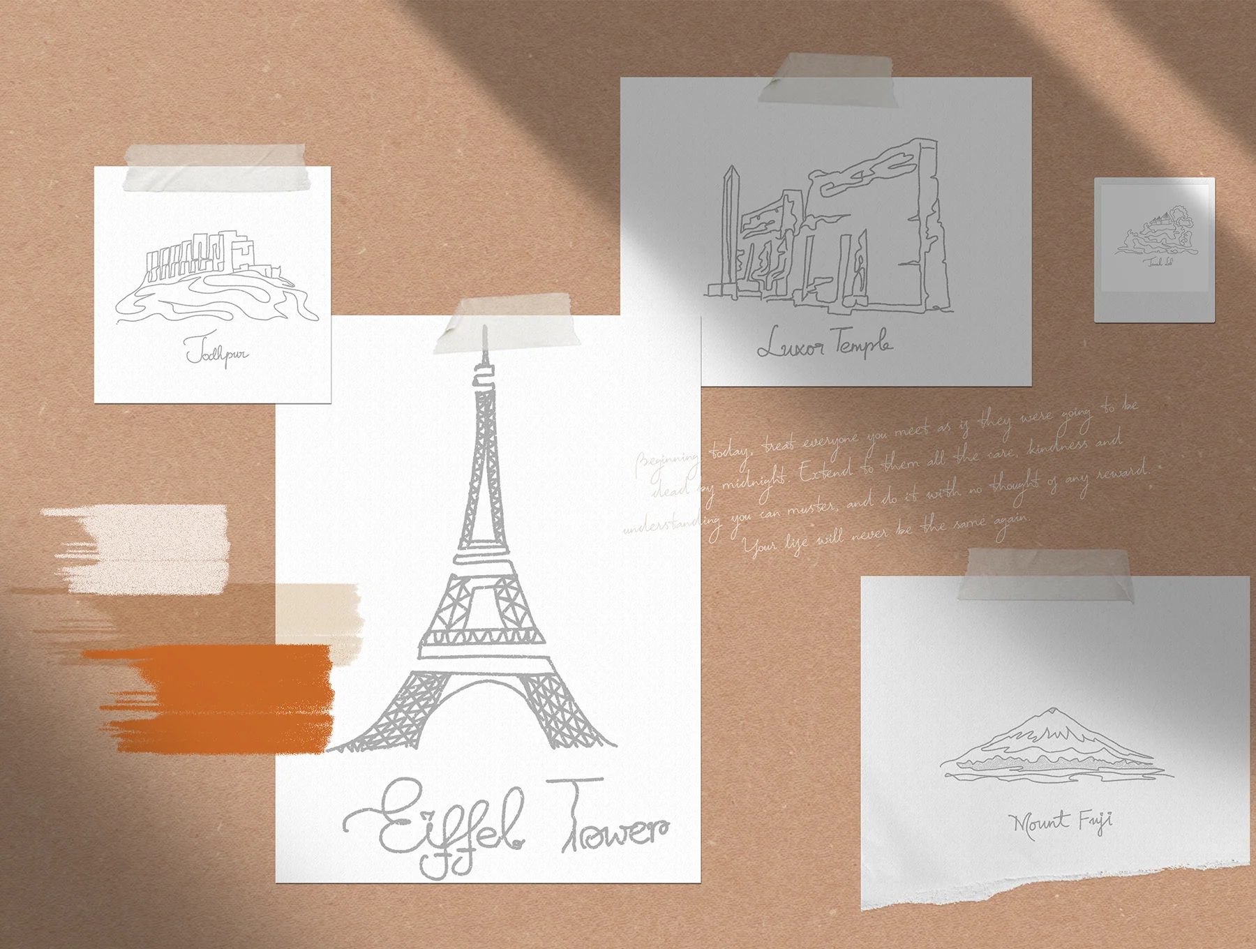 Landmarks - Line Art Bundle 2