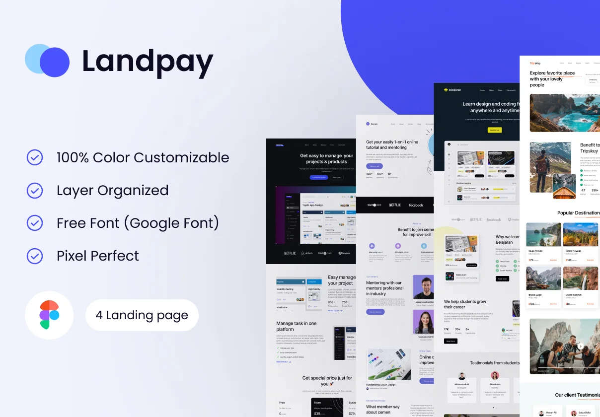 Landpay - Landing Page UI-Kit