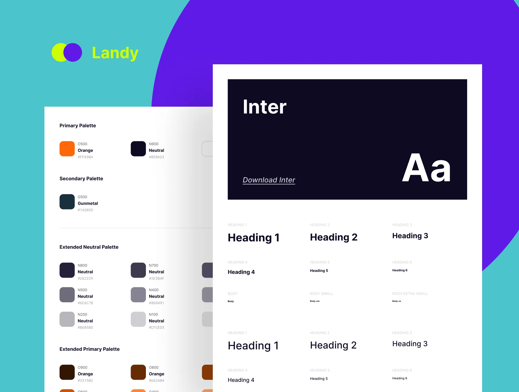 Landy - Landing Page Design UI Kit 3