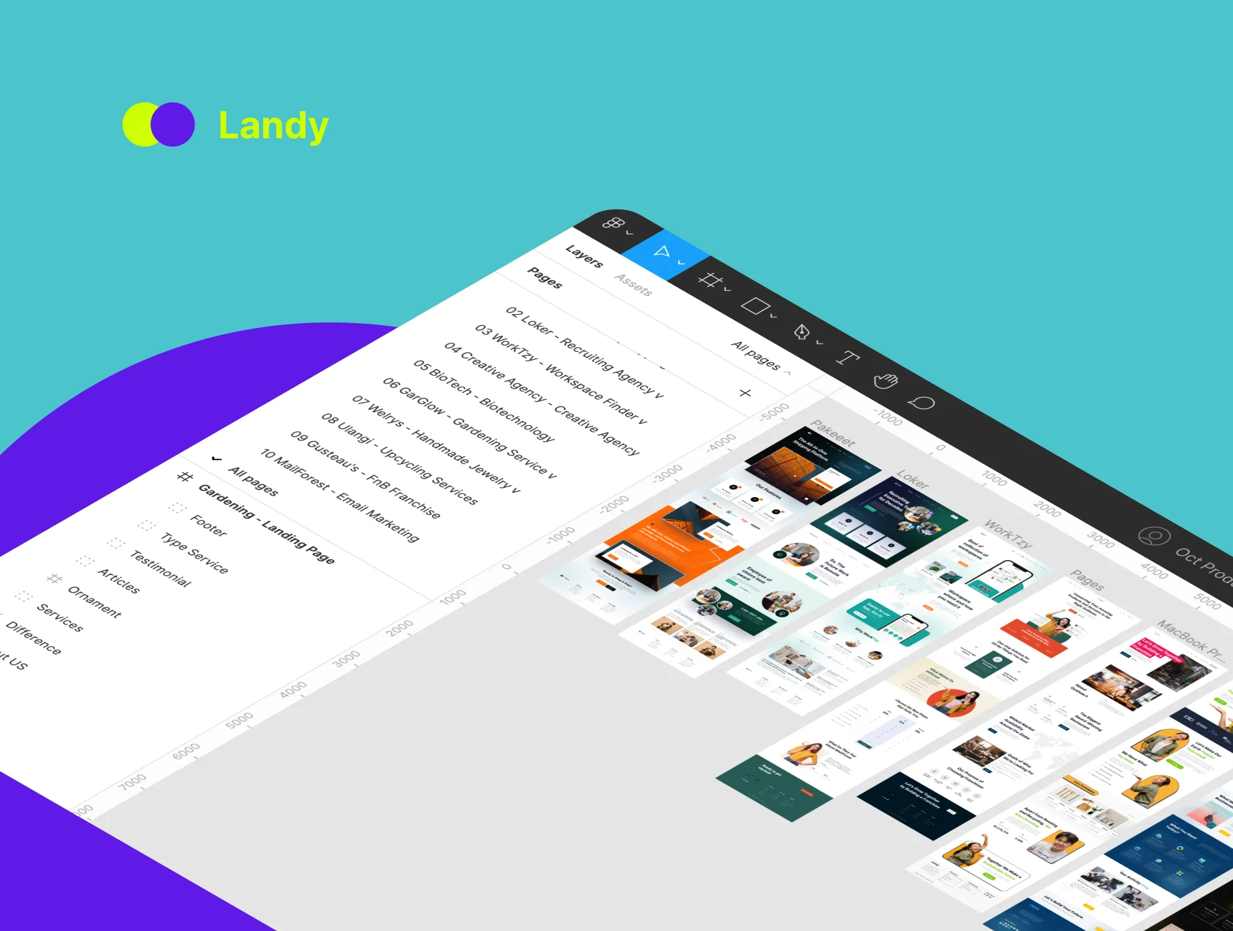 Landy - Landing Page Design UI Kit 4