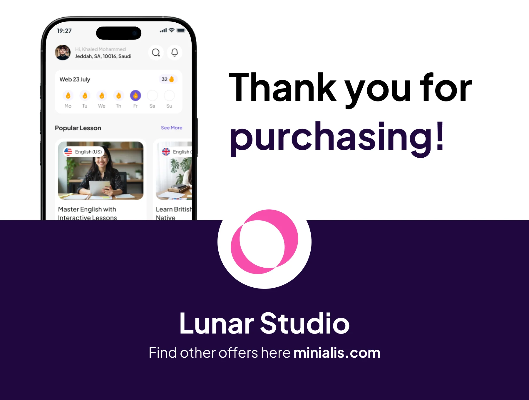 Lango - Language Learning Premium UI KIts App 6