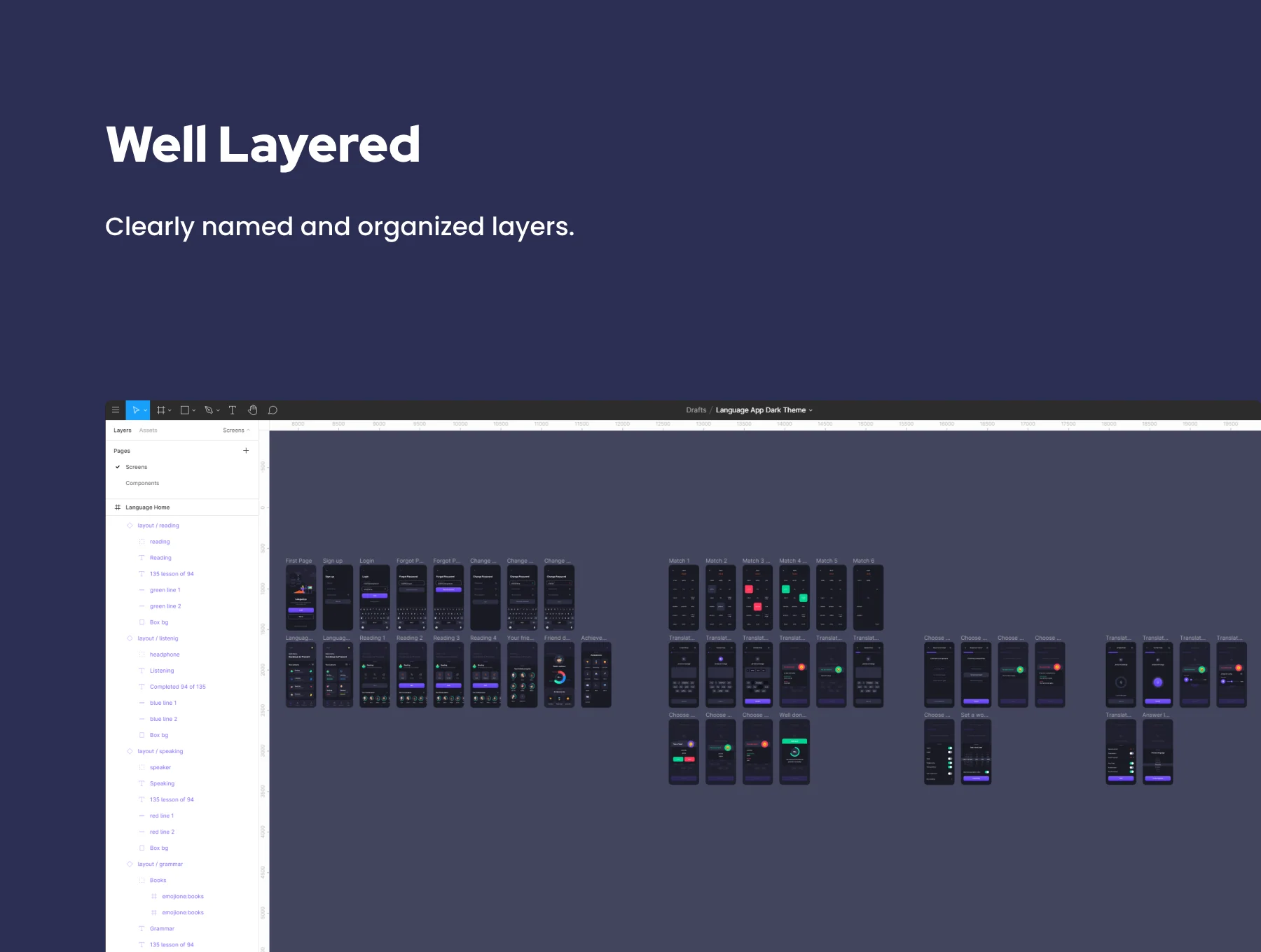 Language Learning App (Dark Theme) 4