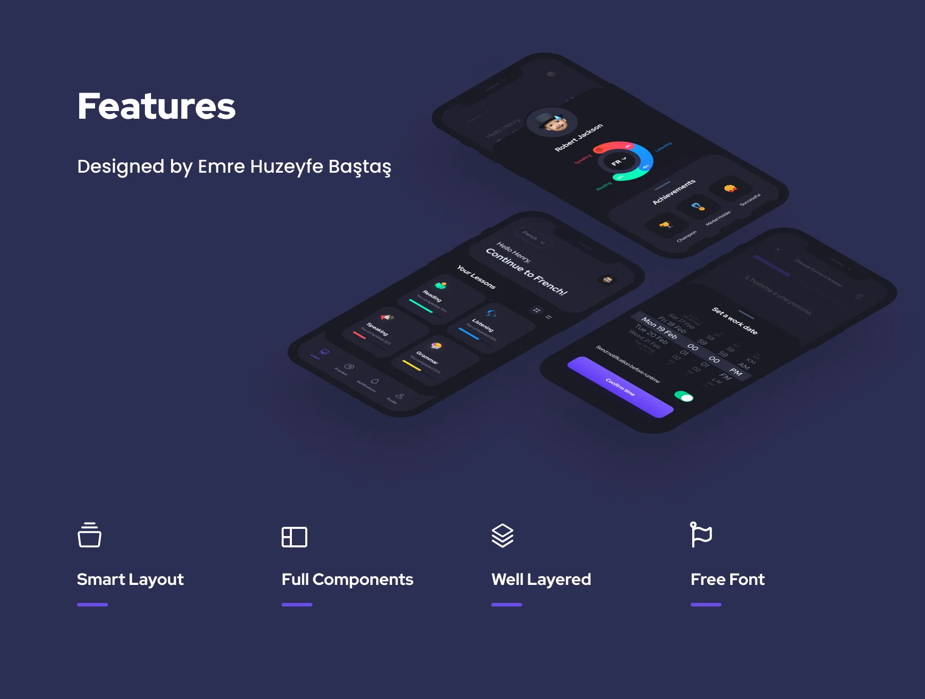 Language Learning App (Dark Theme) 6