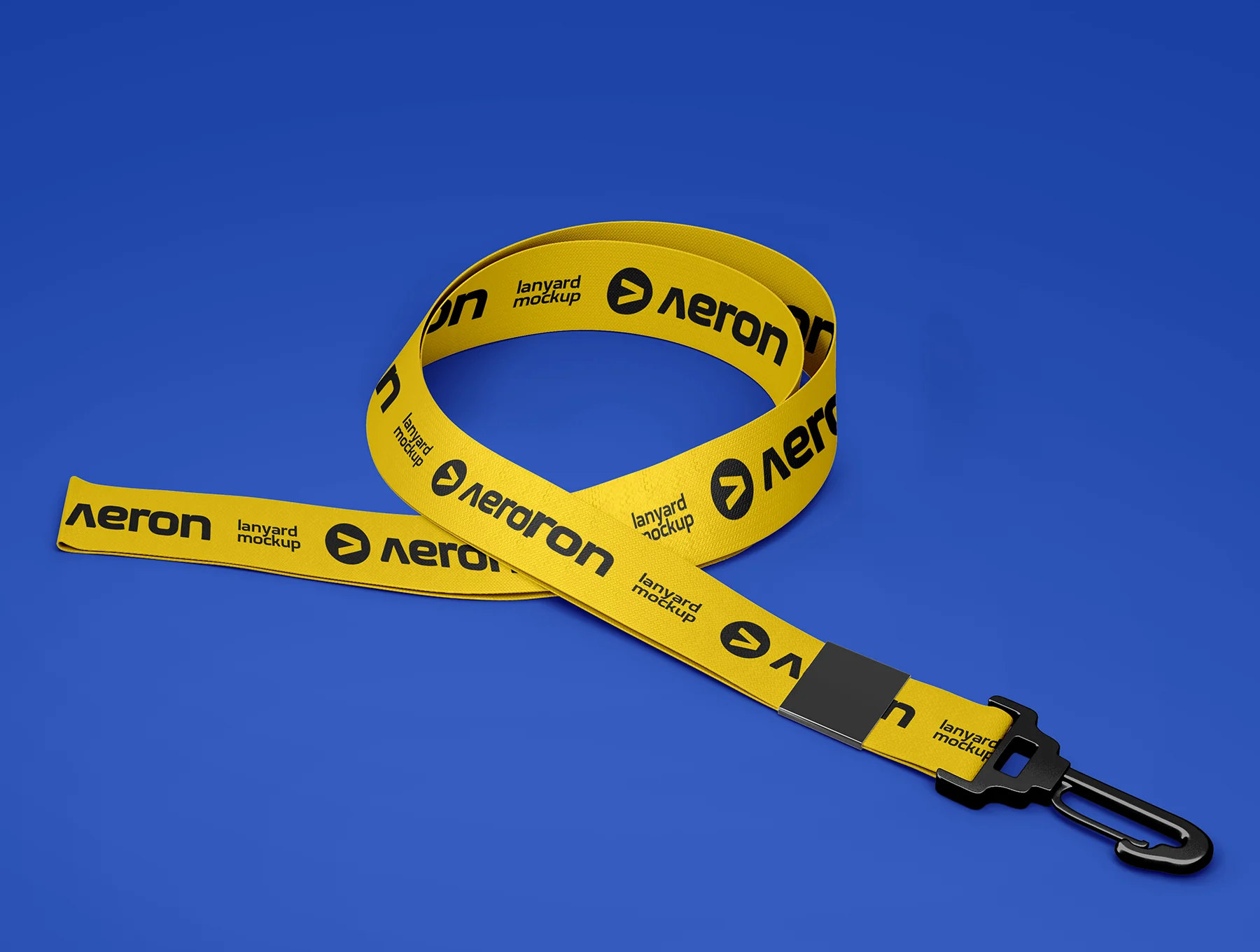Lanyard ID Card Holder Branding Mockup 4