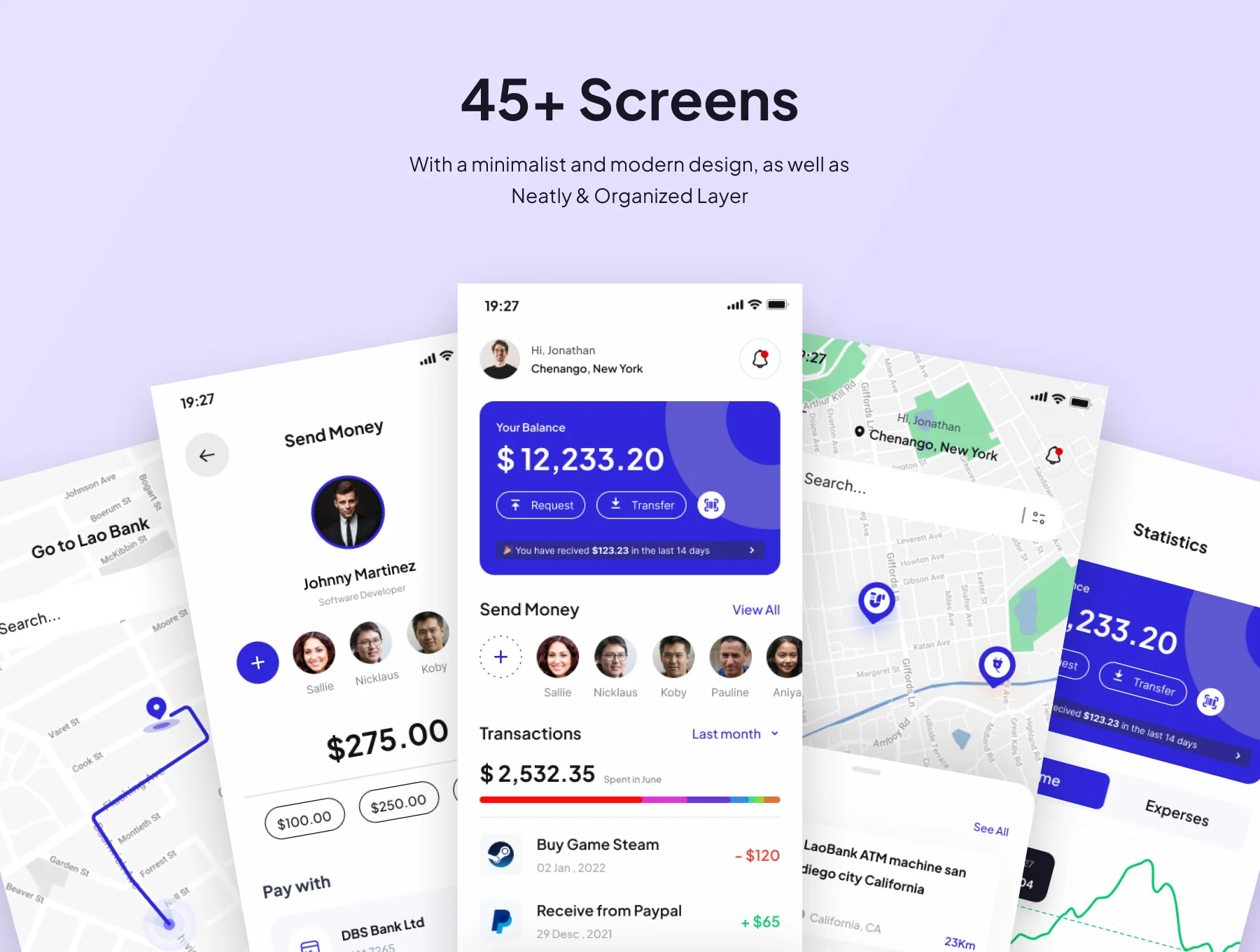 LaoBank - Banking Mobile Premium UI KIts Apps 4