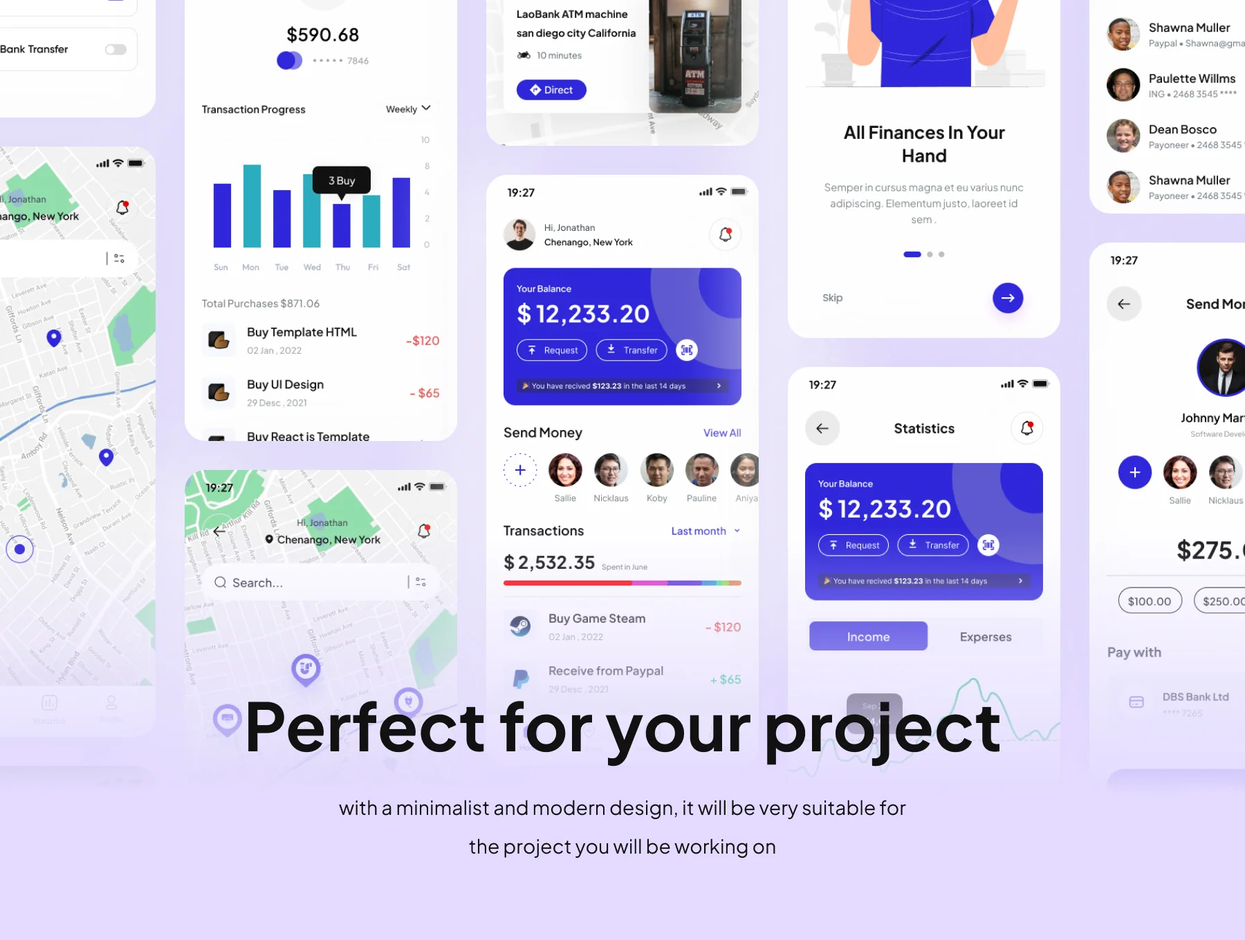 LaoBank - Banking Mobile Premium UI KIts Apps 5