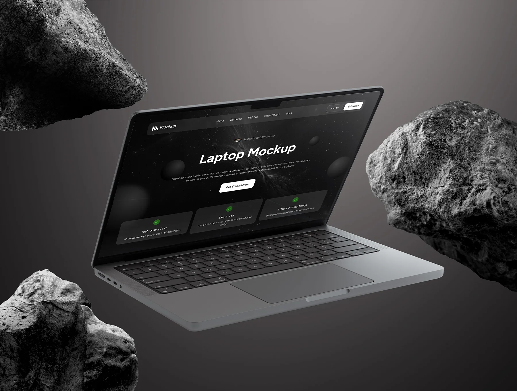 Laptop Mockup Screen Collection 9