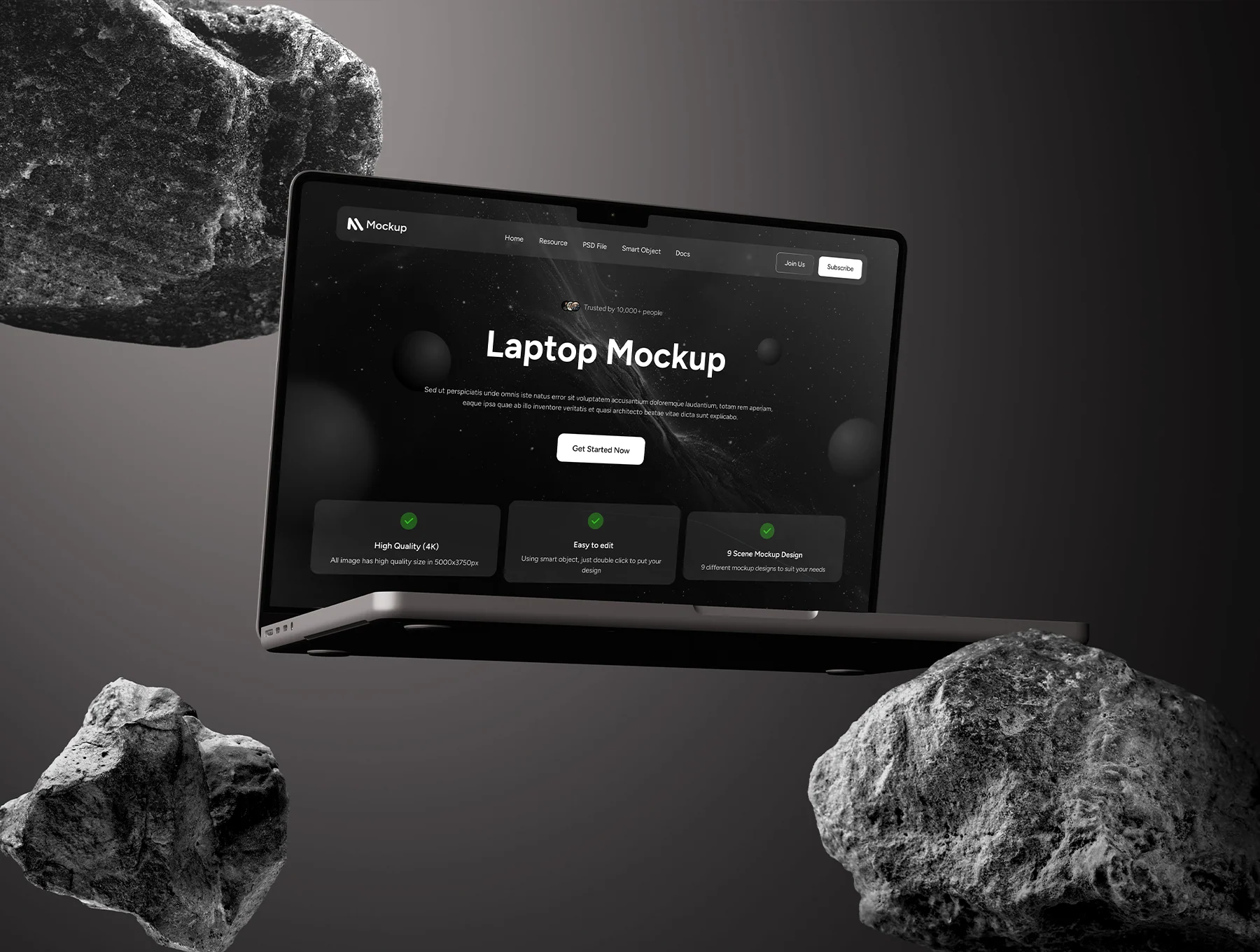 Laptop Mockup Screen Collection 10