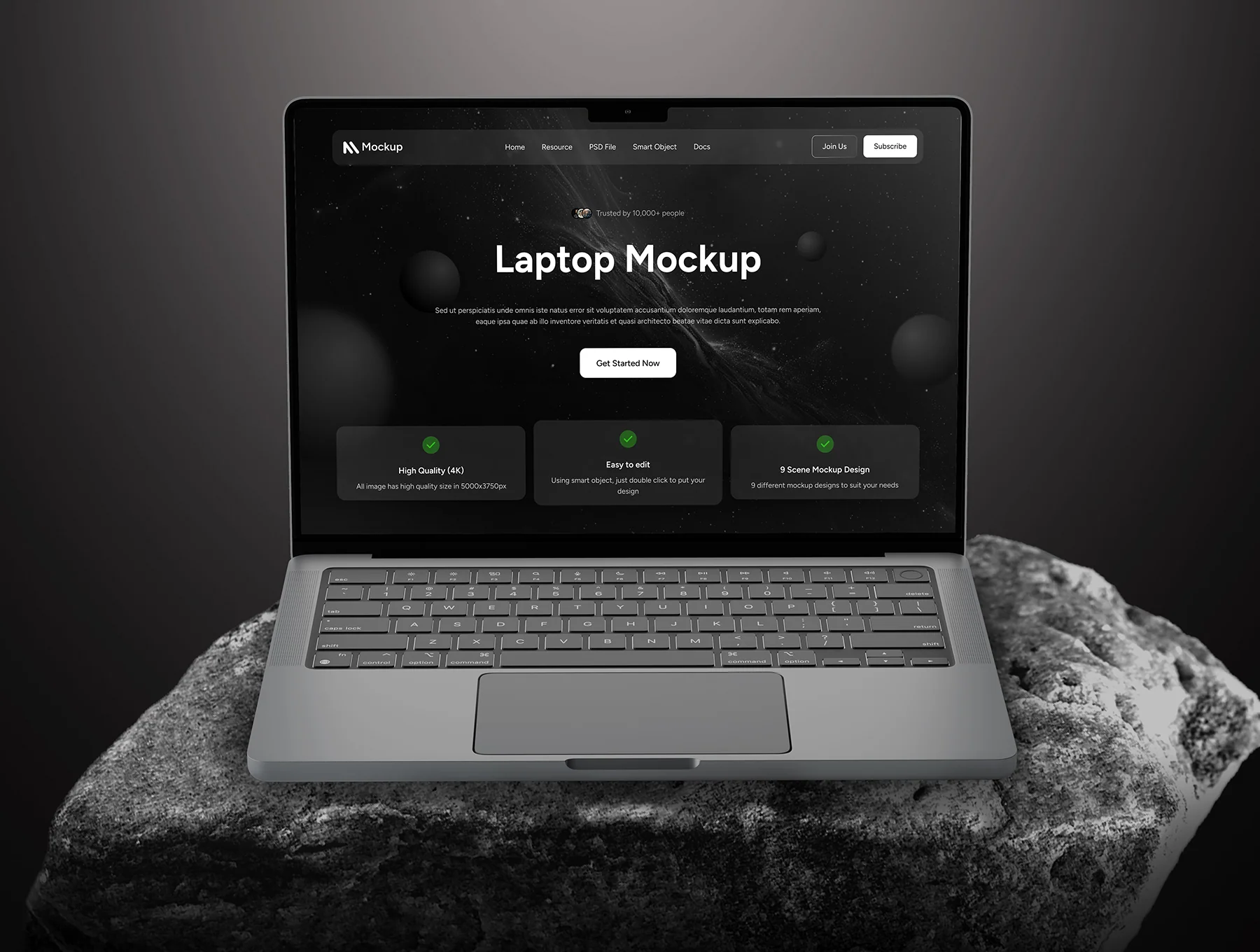 Laptop Mockup Screen Collection 2