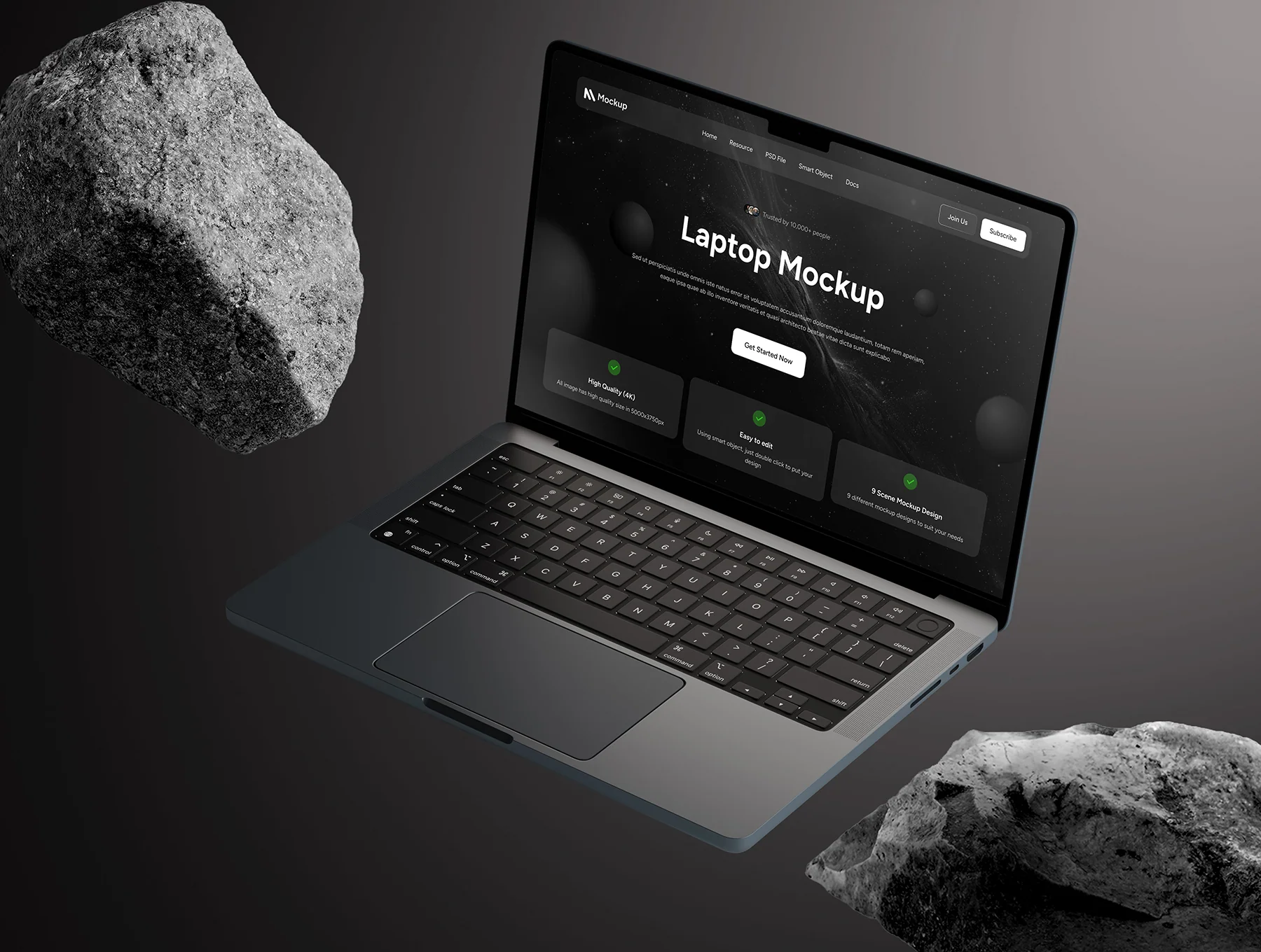 Laptop Mockup Screen Collection 5