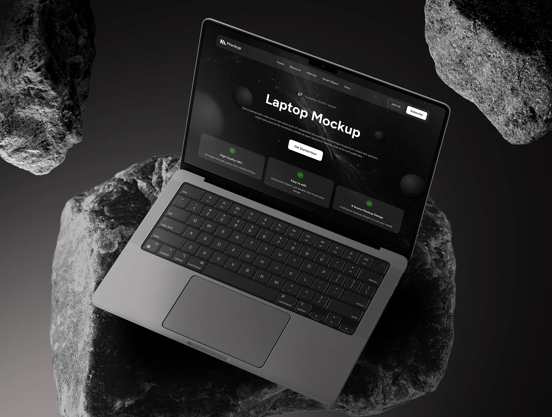 Laptop Mockup Screen Collection 7