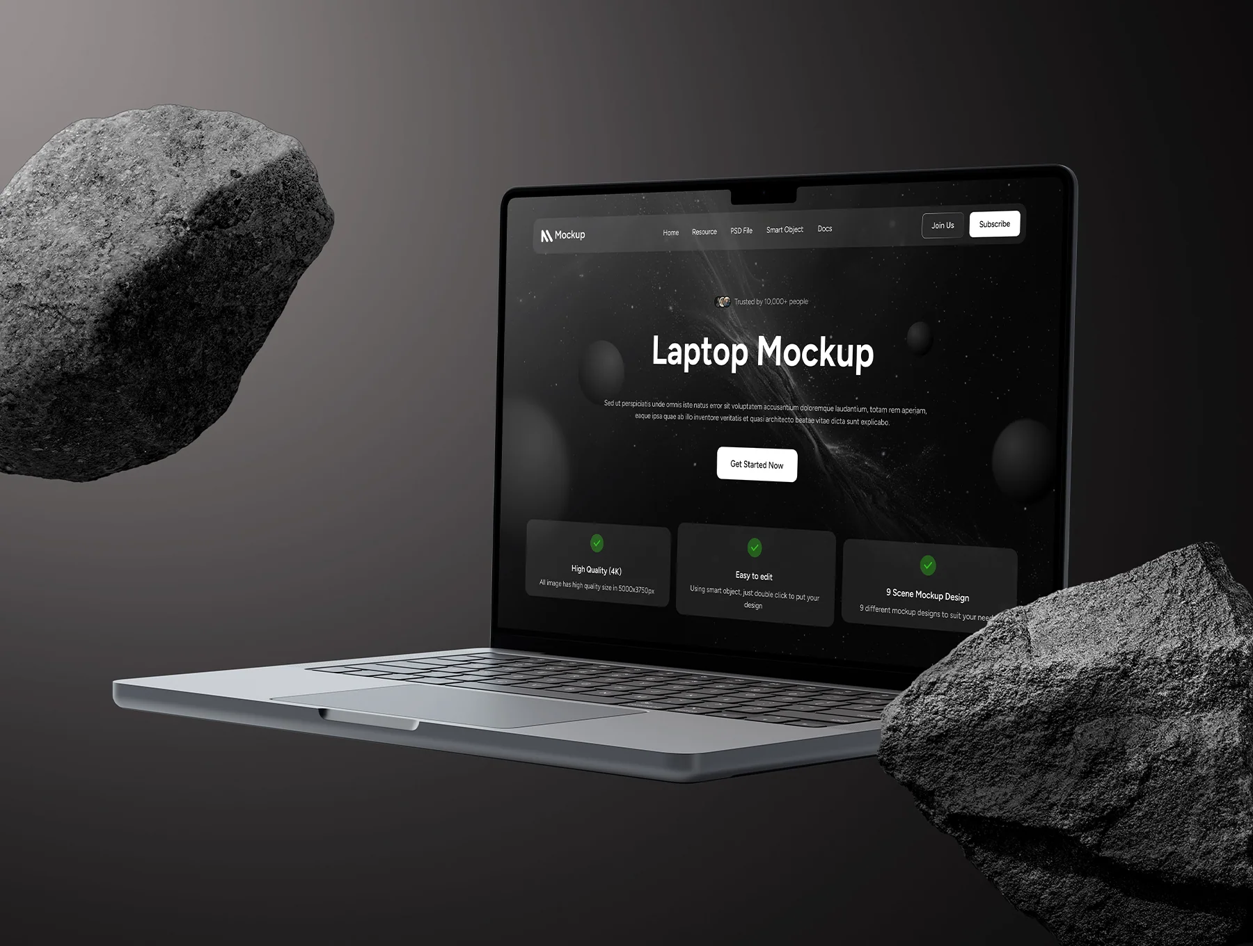 Laptop Mockup Screen Collection 8