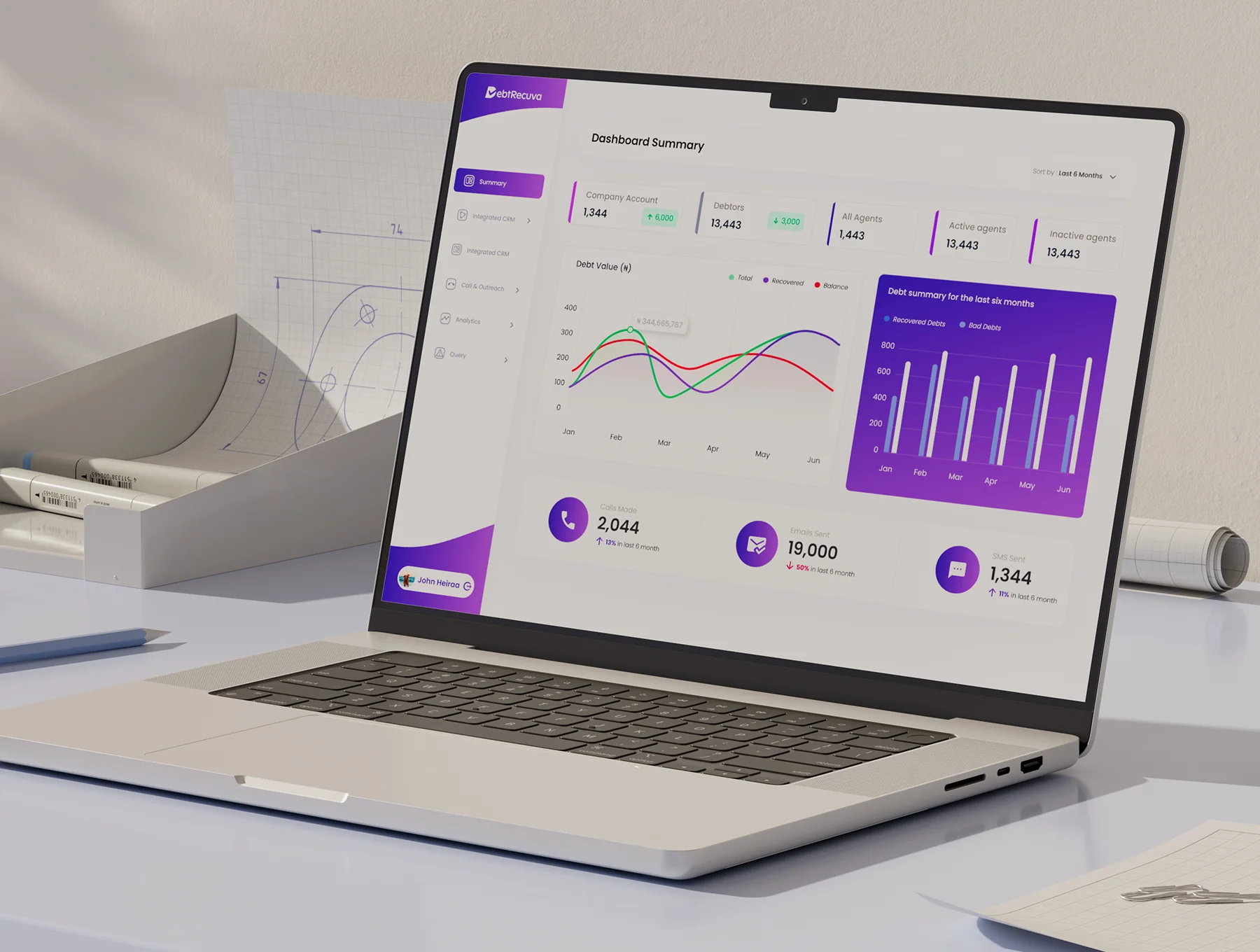 Laptop Office Desk Mockups 2