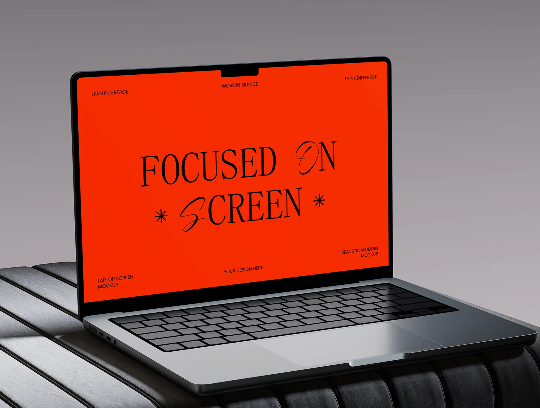 Laptop Screen Mockup Layout 4