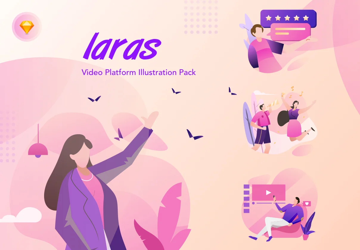 Laras Video Illustration Pack