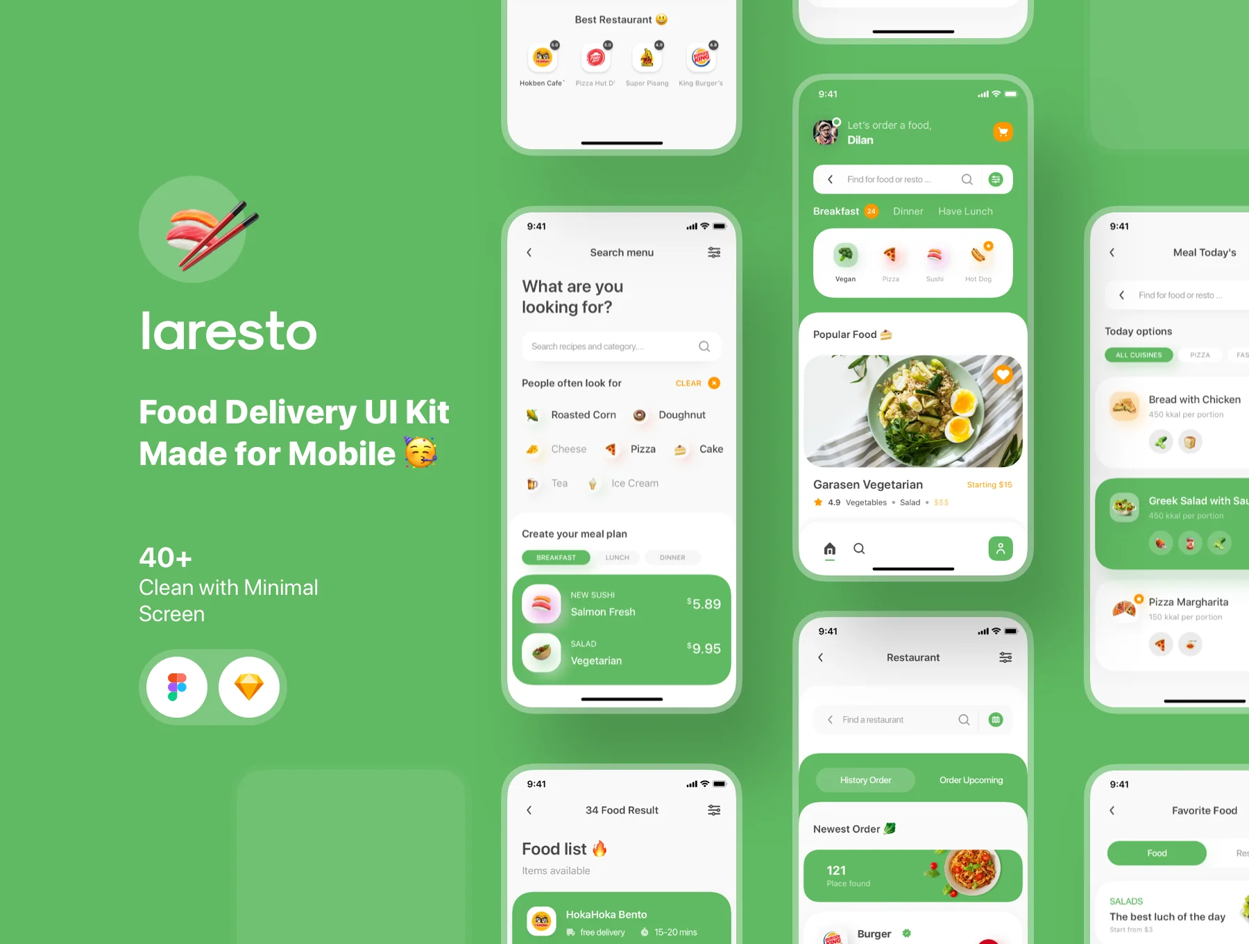 Laresto UI Kit