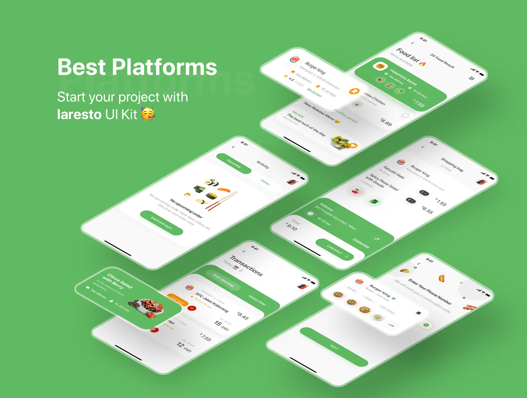 Laresto UI Kit 5