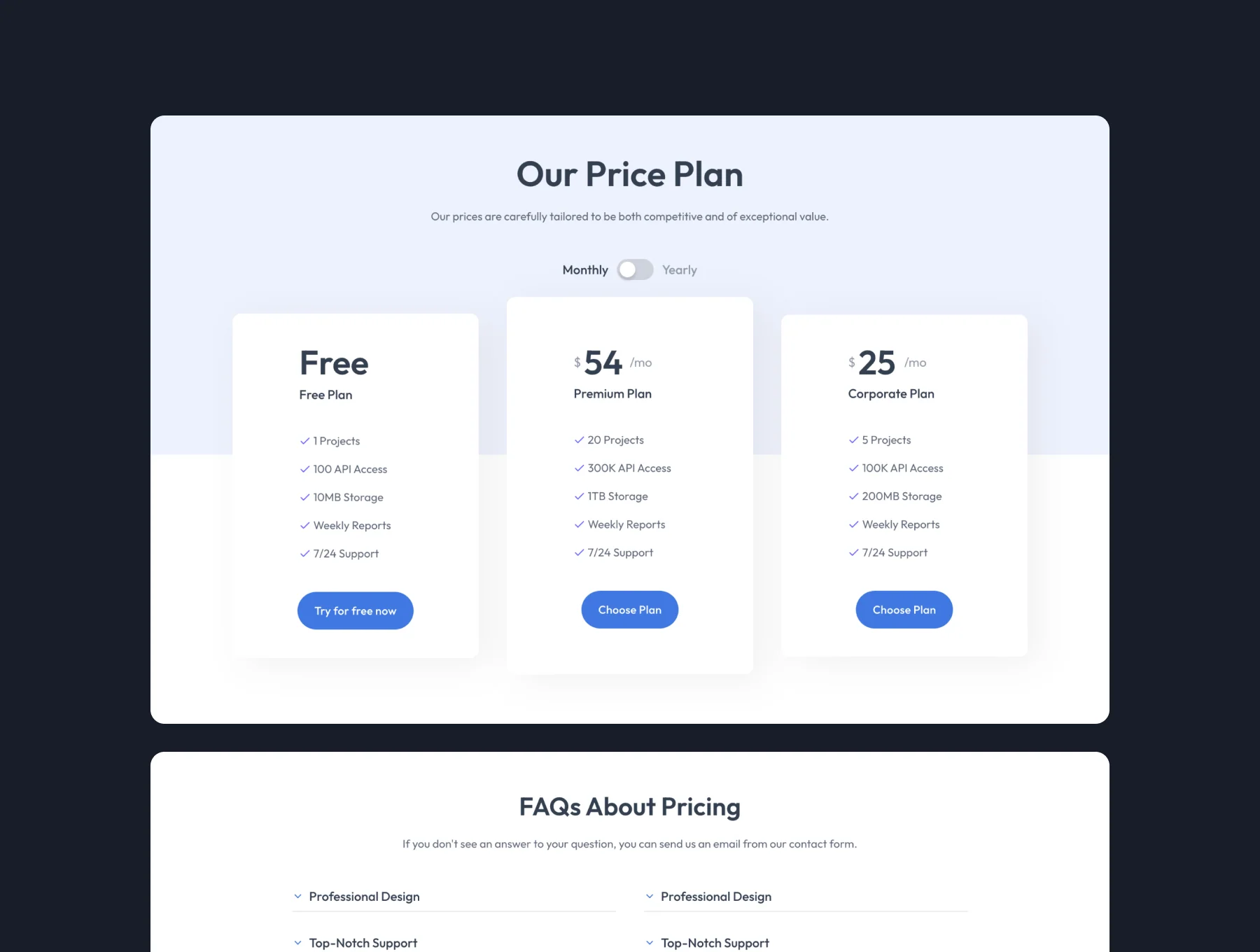 Launchpad – Framer website template 6