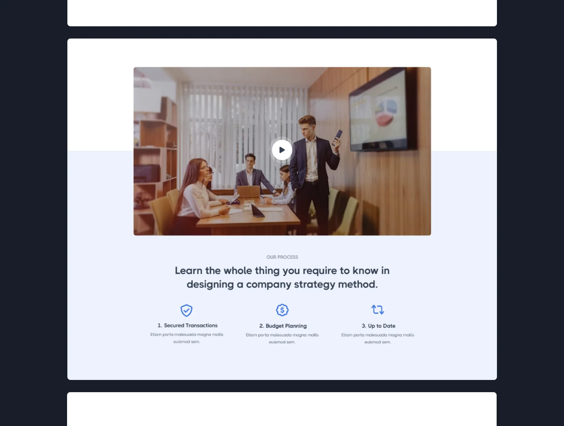 Launchpad – Framer website template 7