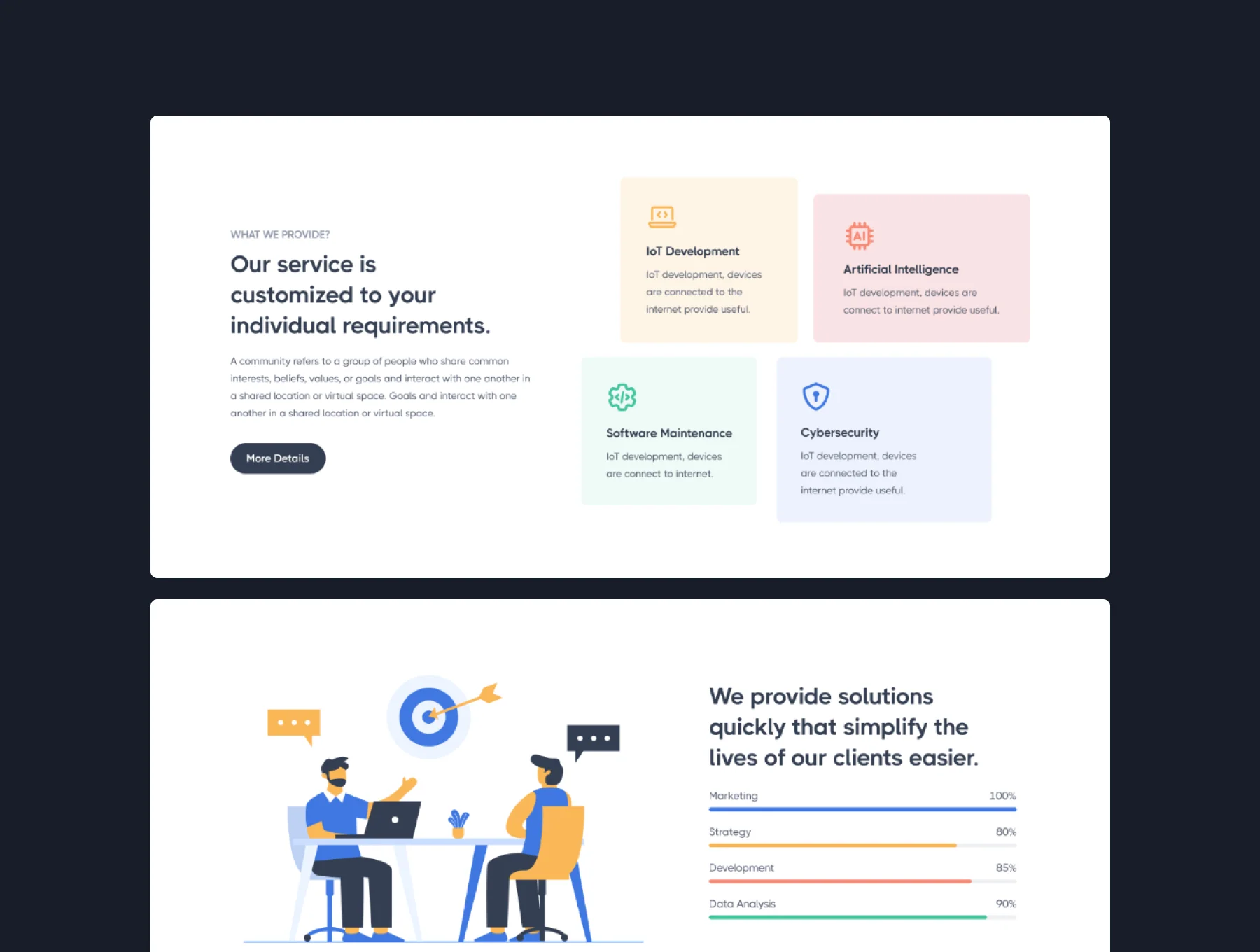 Launchpad – Framer website template 8