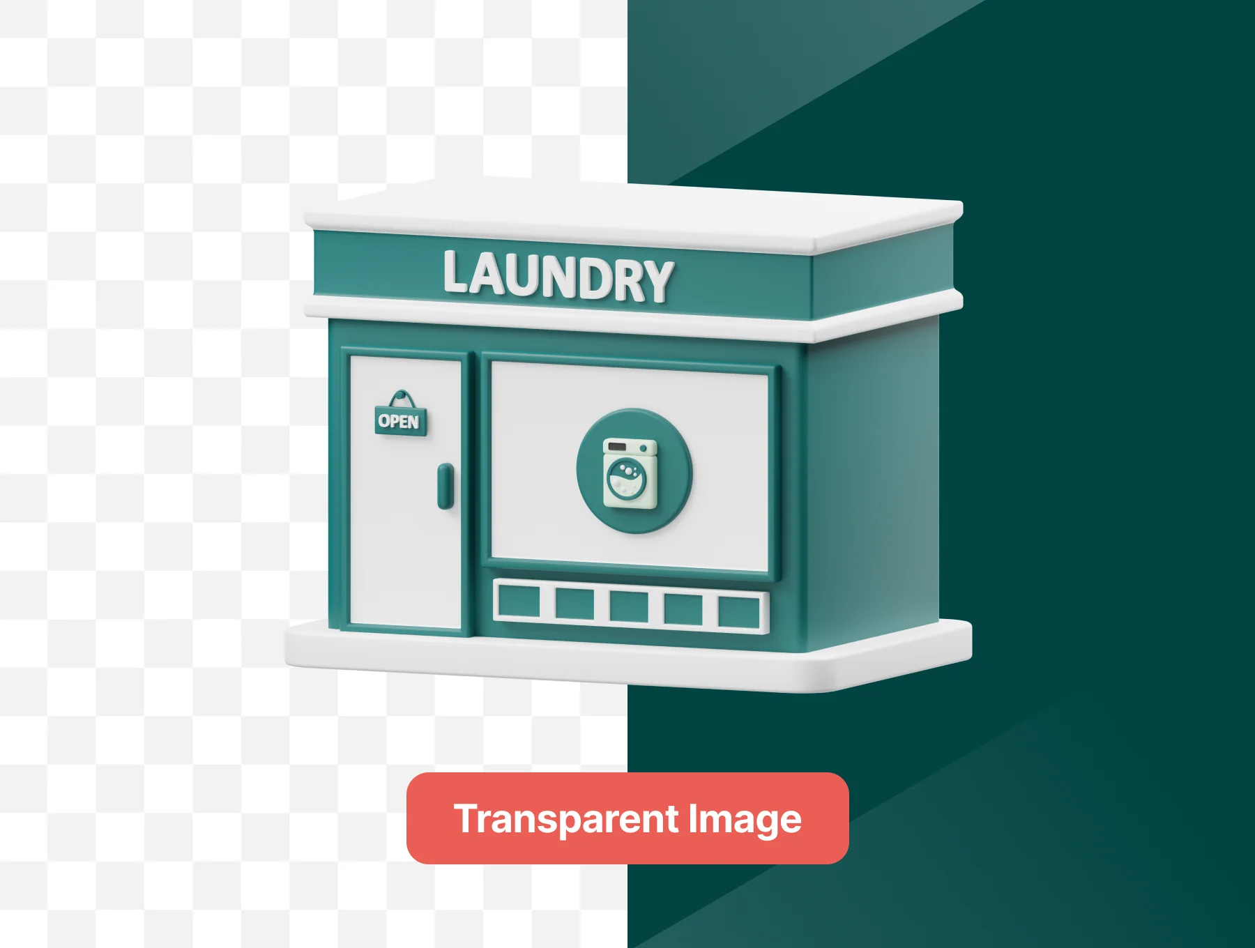 Laundry 3D Icon 3