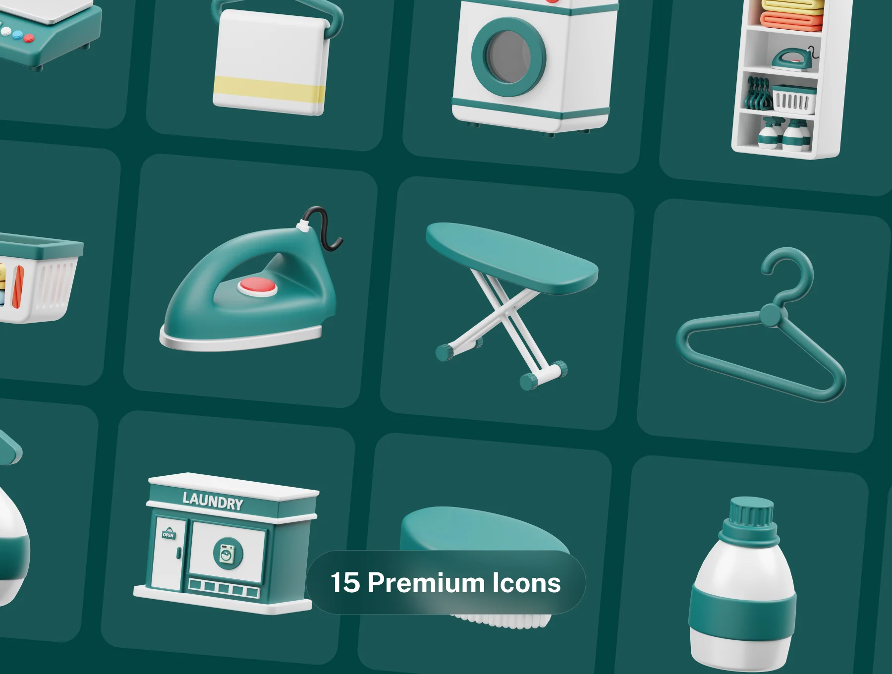 Laundry 3D Icon 5