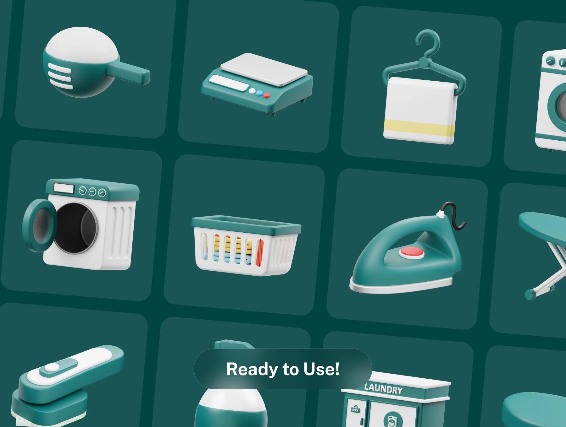 Laundry 3D Icon 6