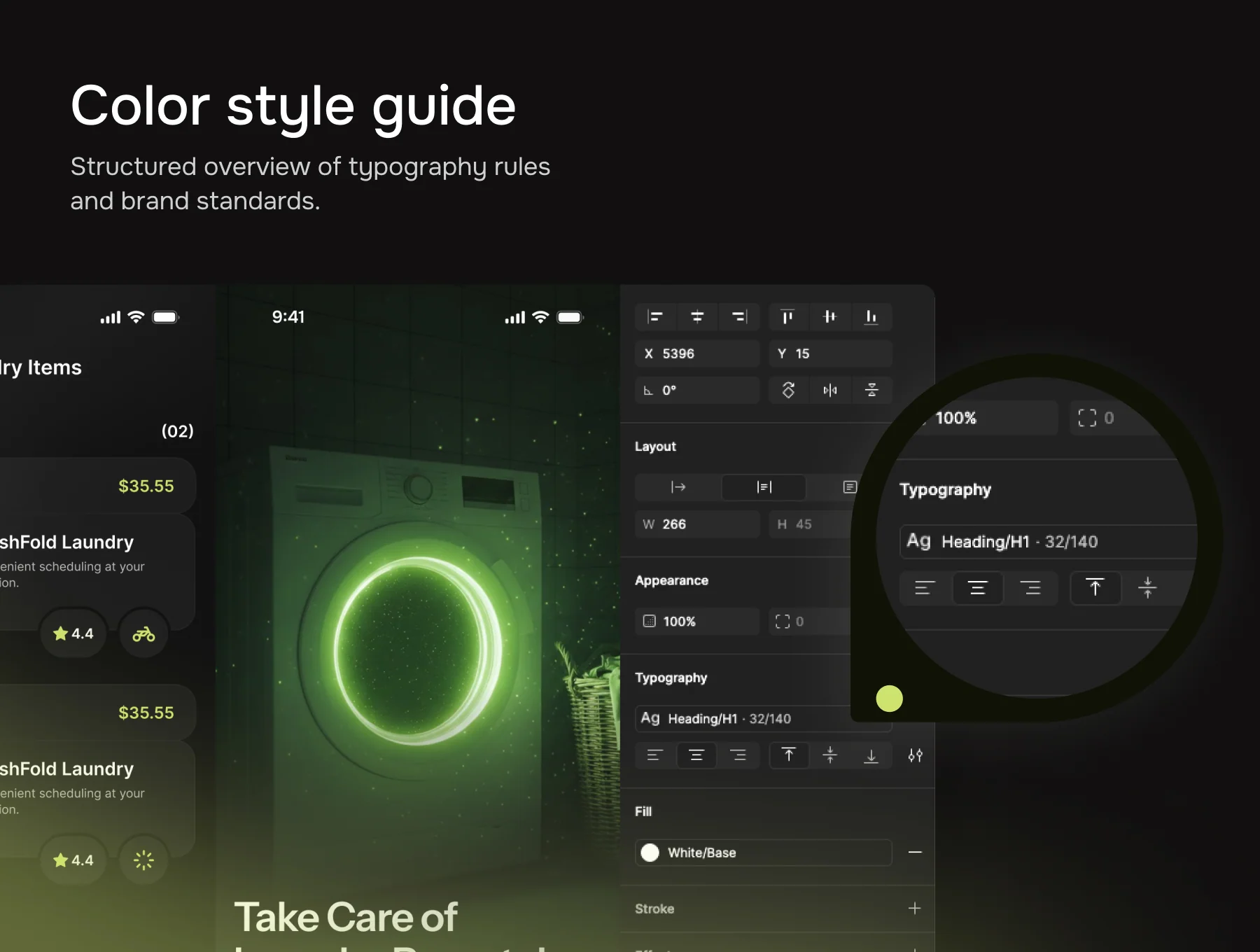 Laundry Service App UI Kit 3