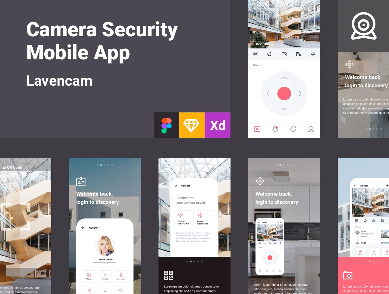 Lavencam Security UI Kit