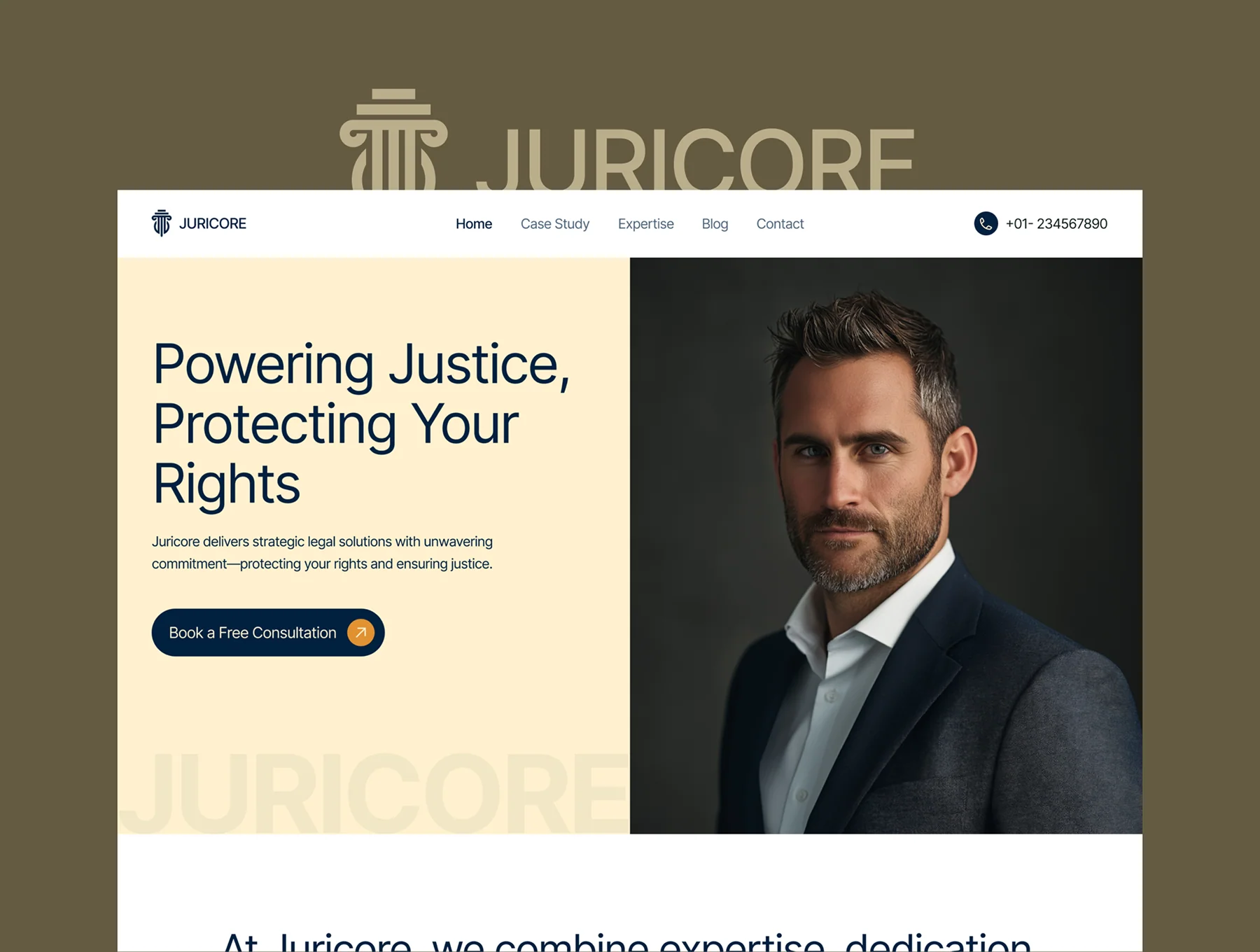 Law Firms, Legal Advisors & Justice Agencies Framer Website Template 4
