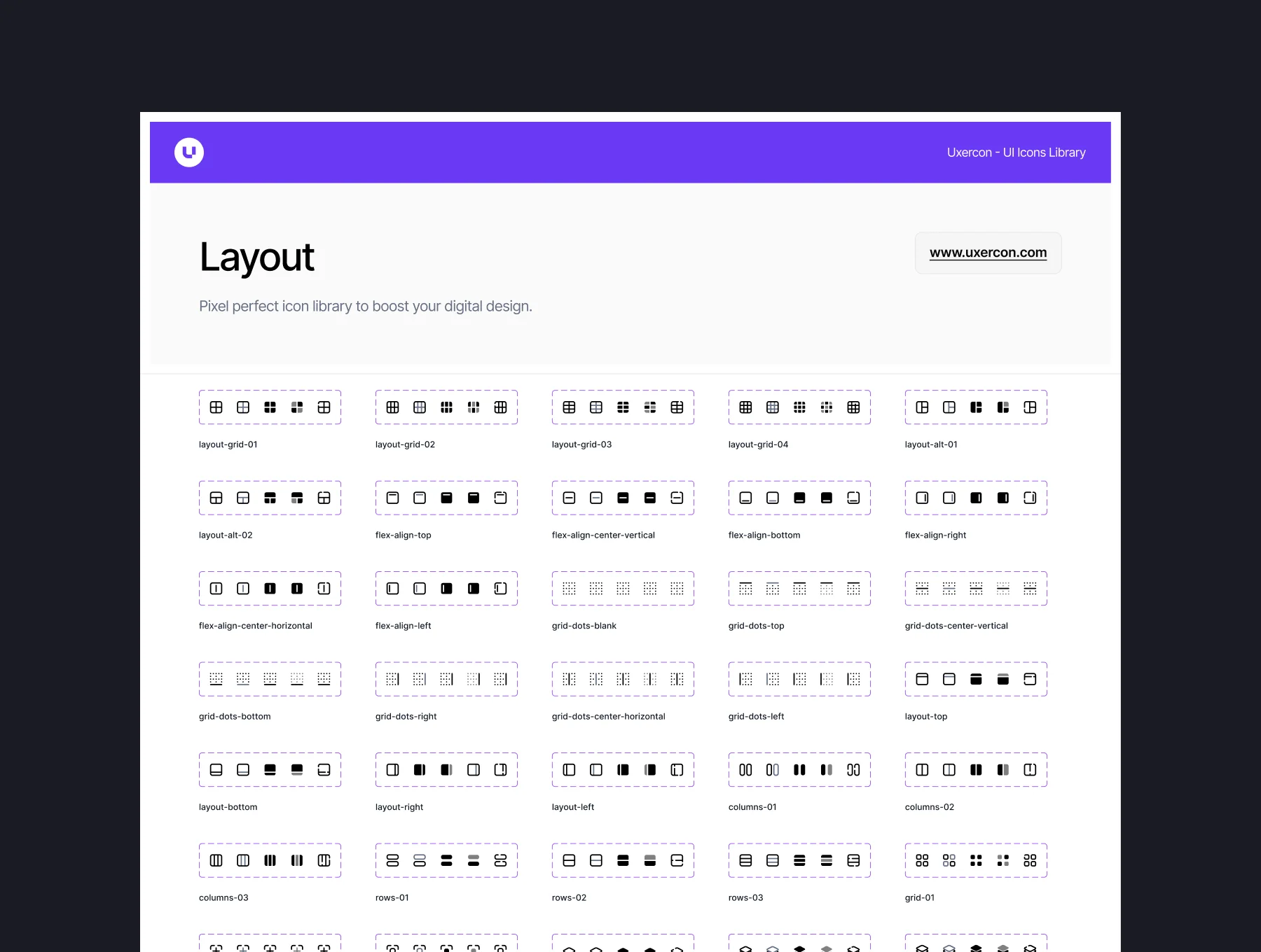 Layout - Uxercon Icon Pack 5