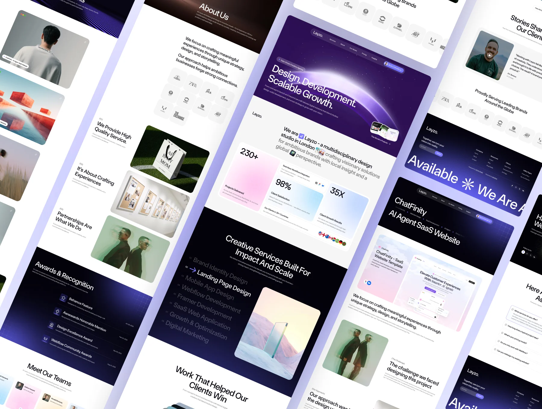 Layzo - Creative Agency Website Template 4
