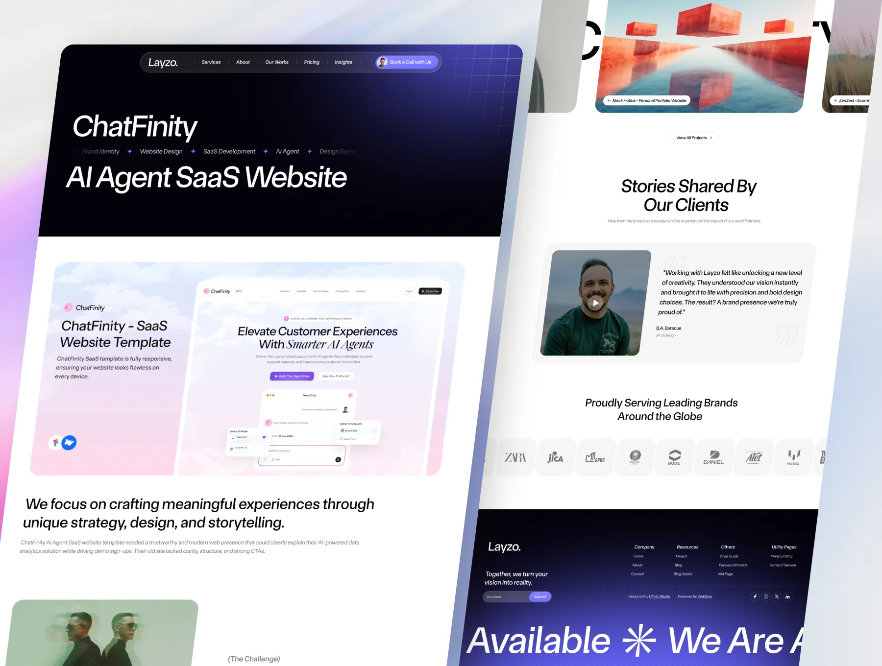 Layzo - Creative Agency Website Template 6
