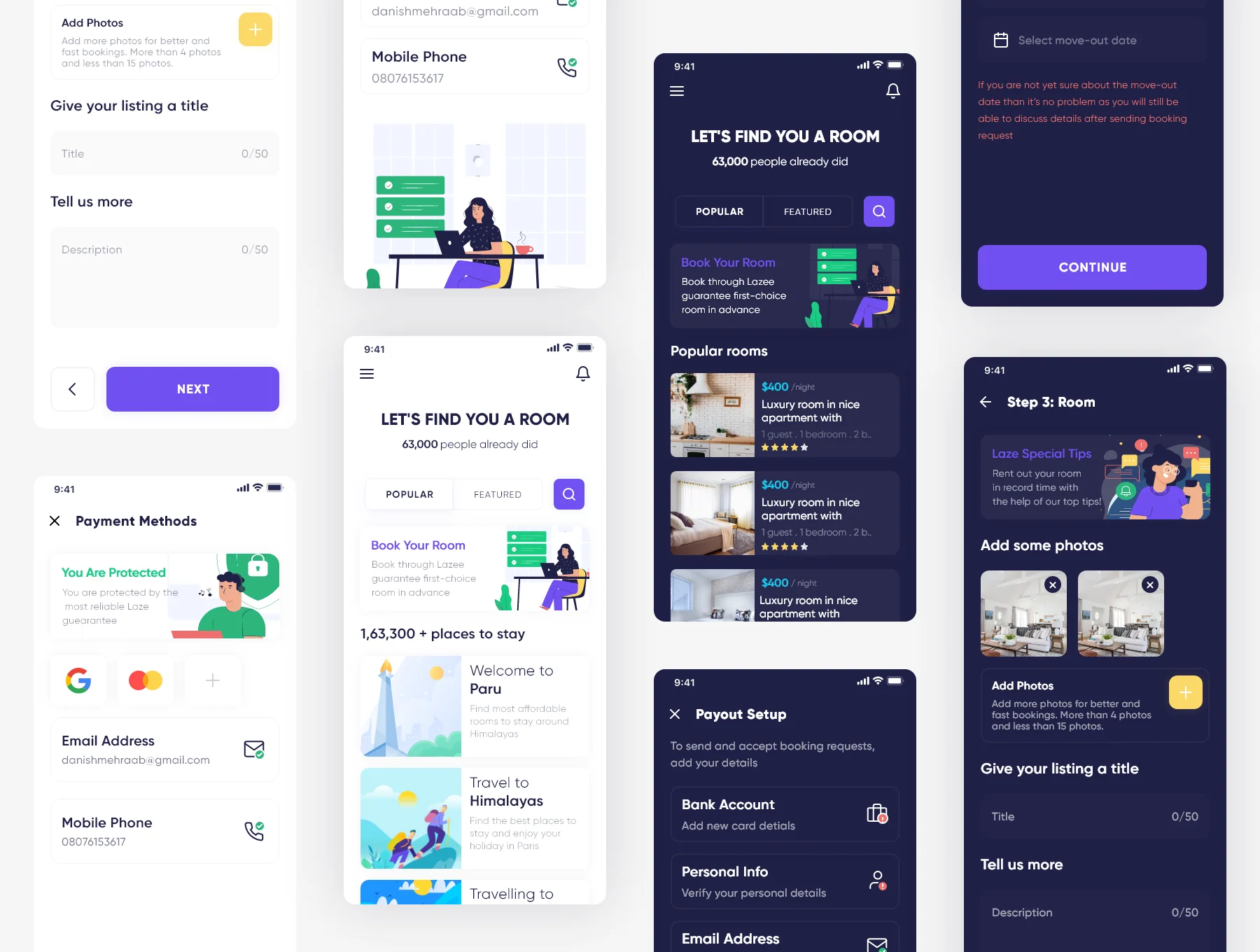 Laze Travel App Ui Kit 2