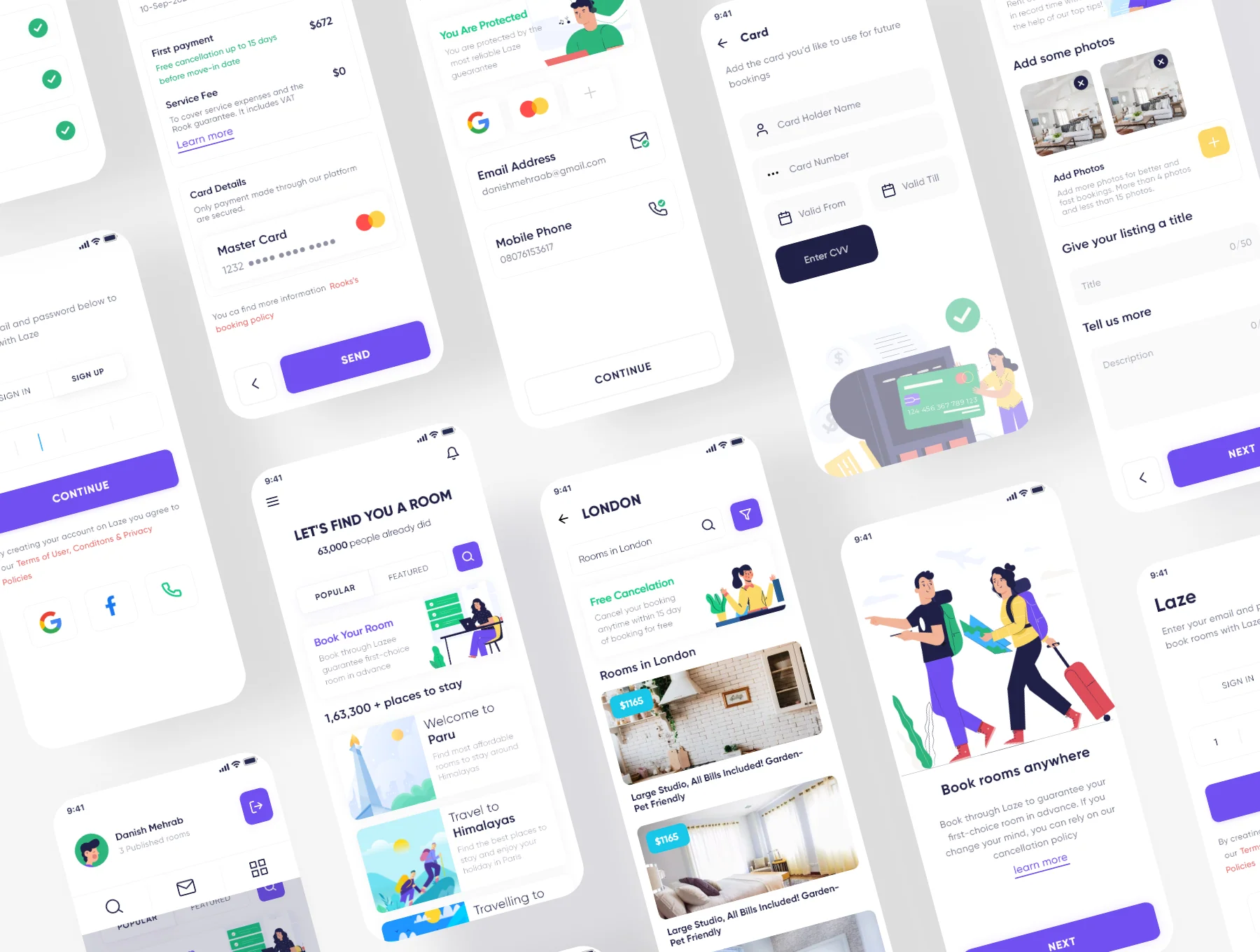 Laze Travel App Ui Kit 4