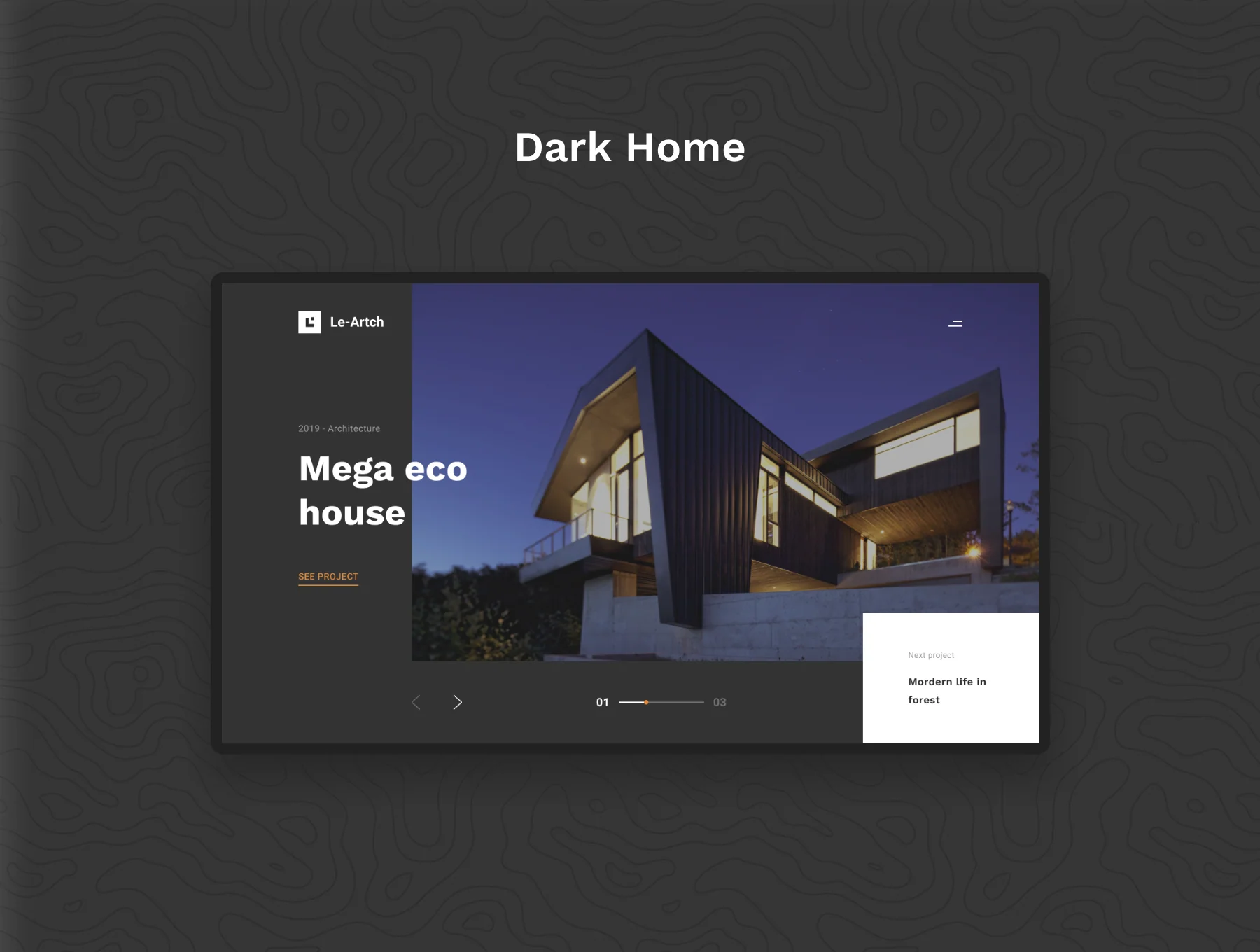 Le Artch Architecture & Interior Website Template 2