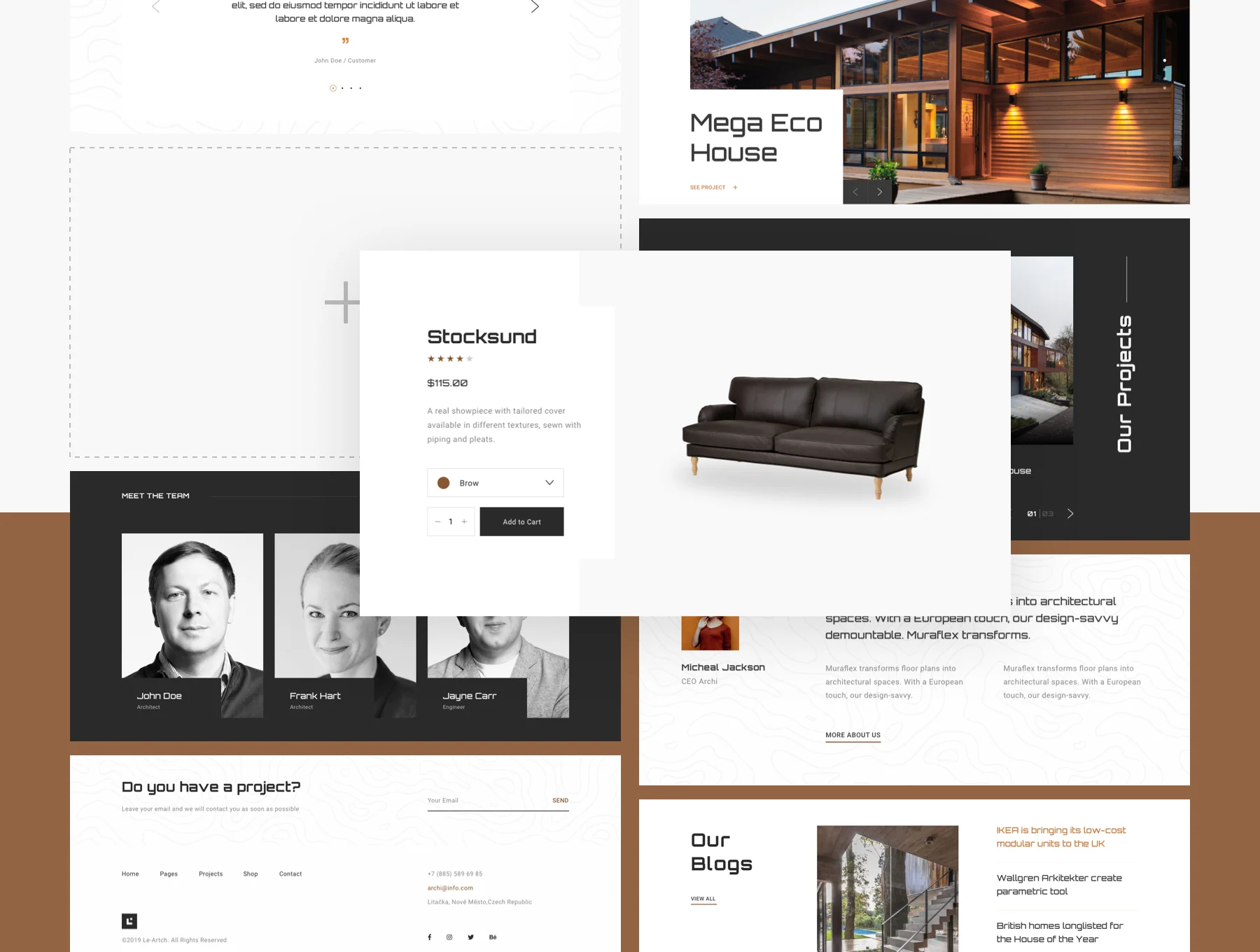Le Artch Architecture & Interior Wordpress Theme 2