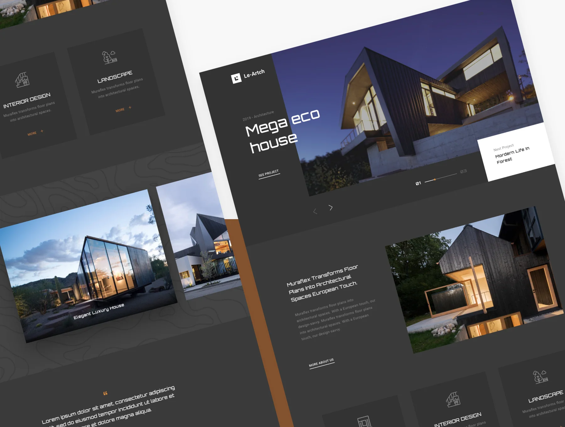 Le Artch Architecture & Interior Wordpress Theme 3