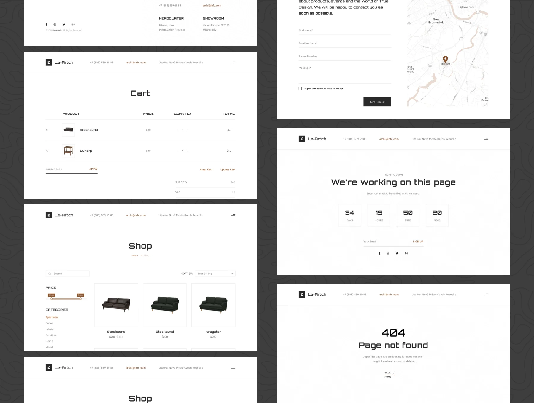 Le Artch Architecture & Interior Wordpress Theme 4
