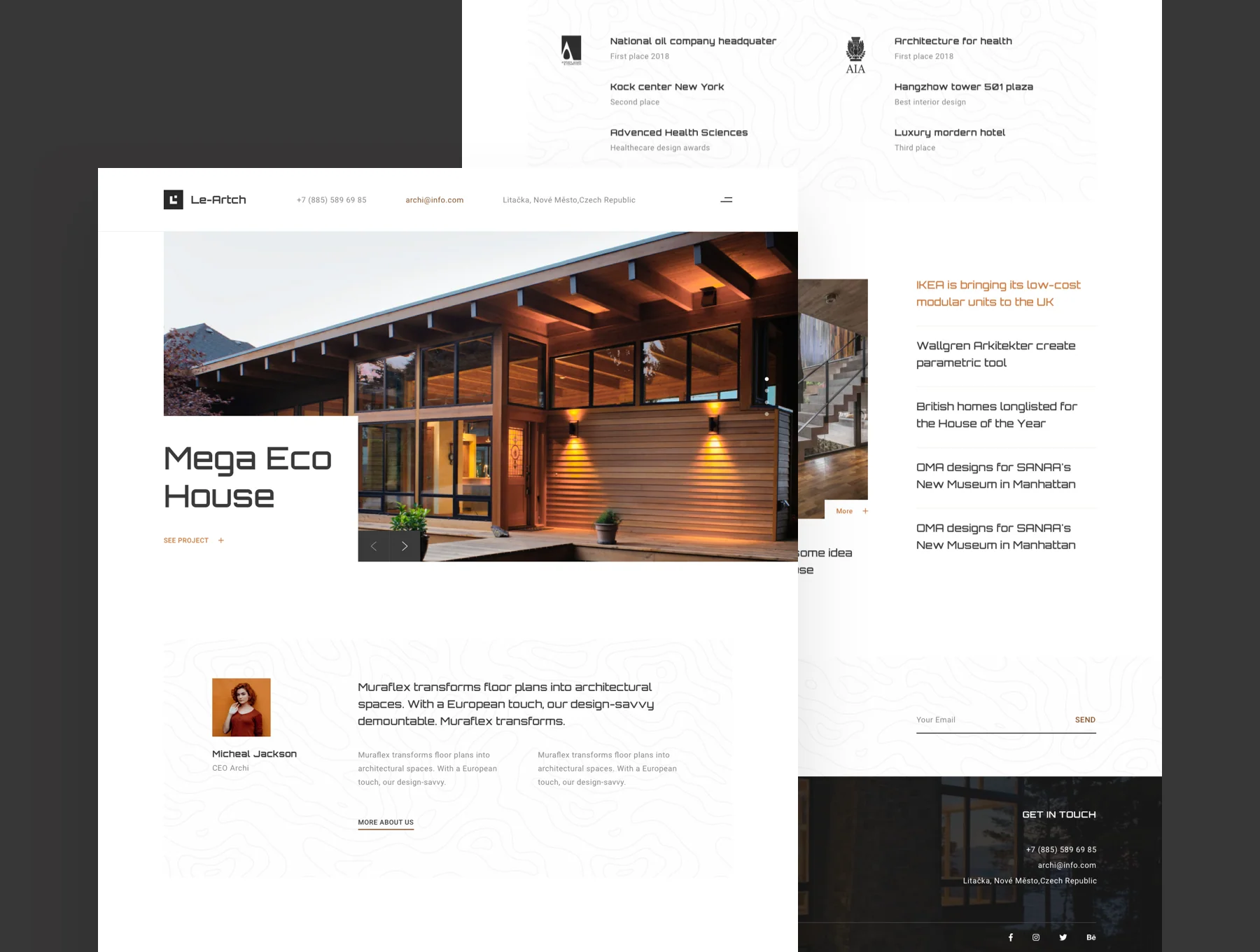 Le Artch Architecture & Interior Wordpress Theme 5