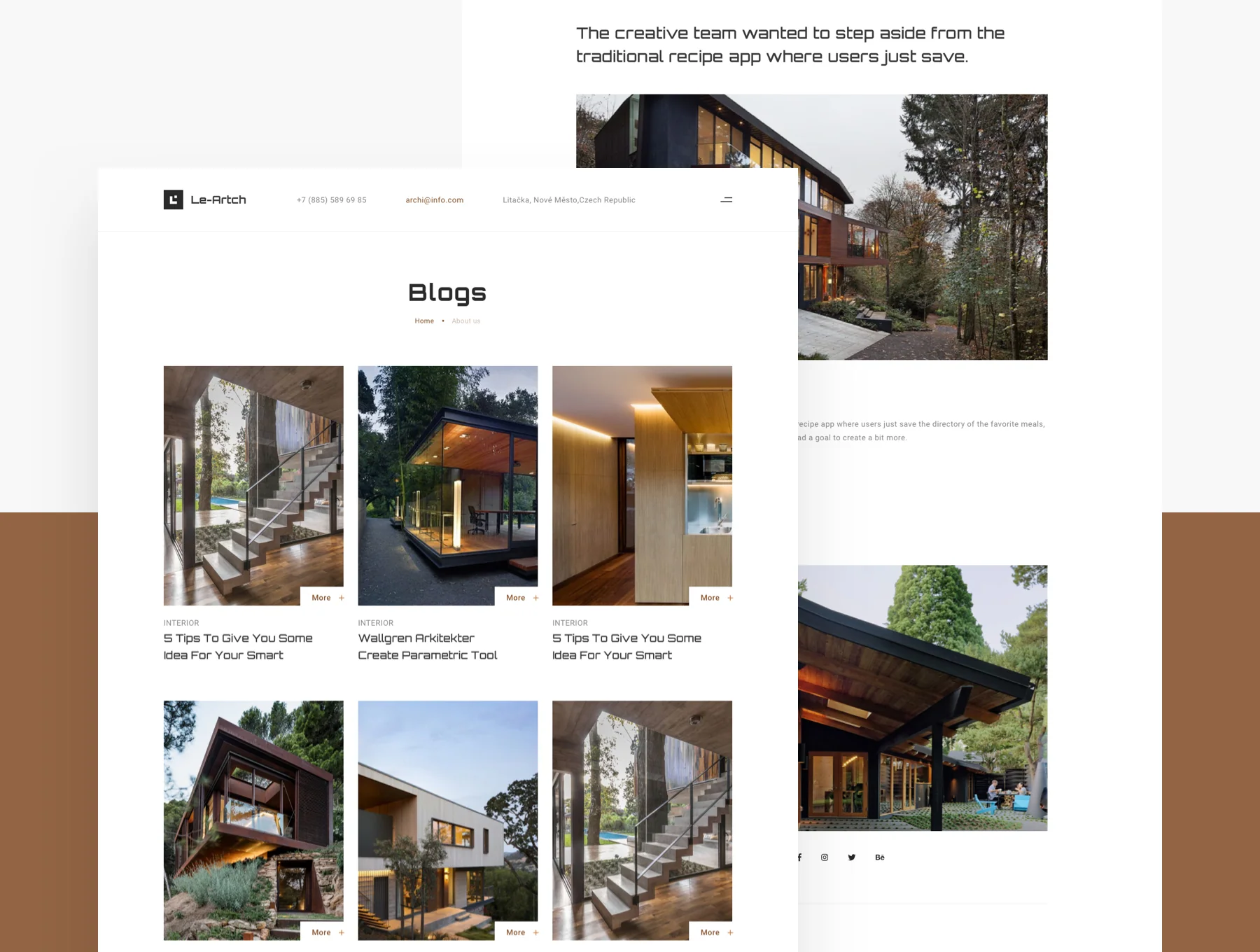 Le Artch Architecture & Interior Wordpress Theme 6