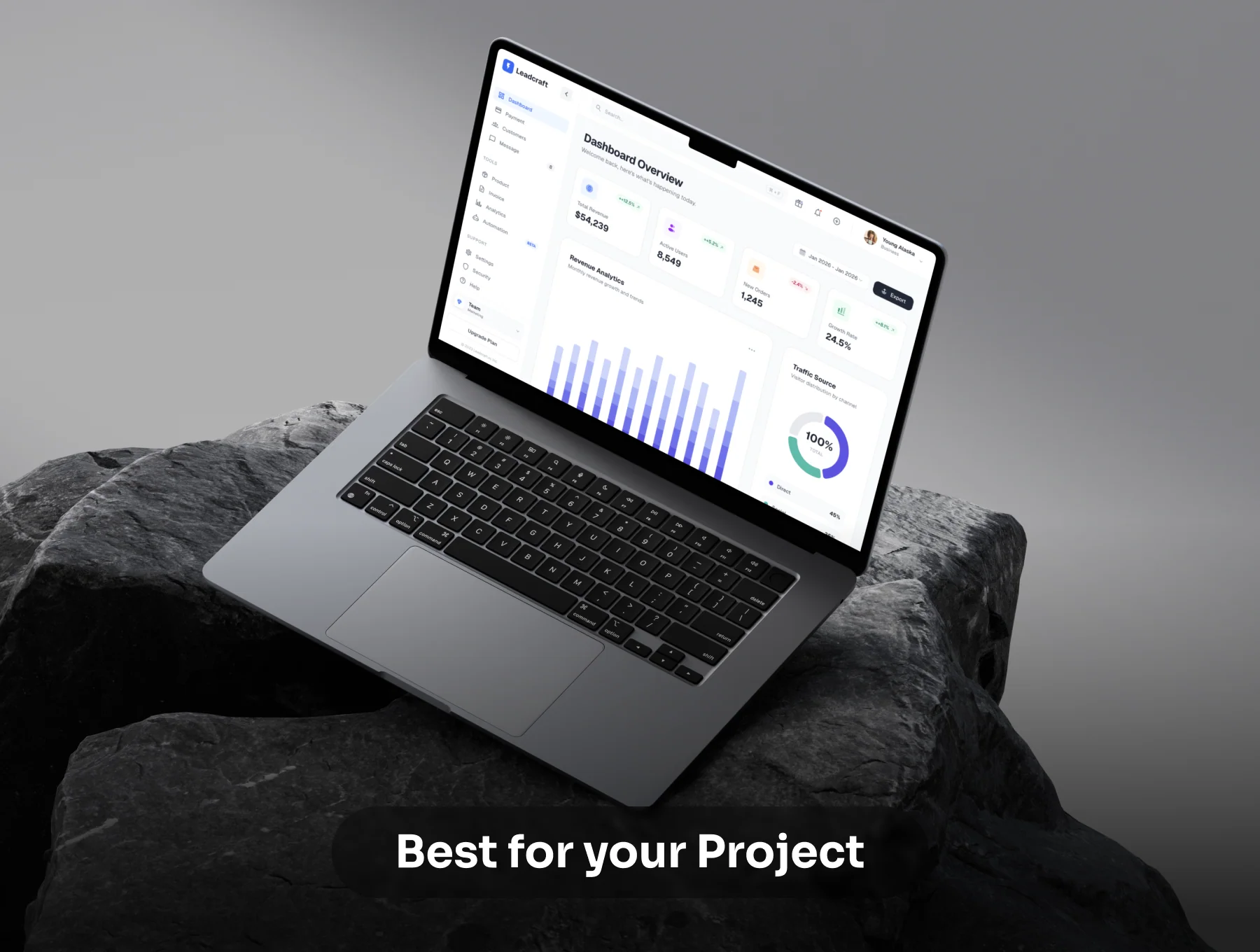 Leadcraft - Sass Dashboard Template 5