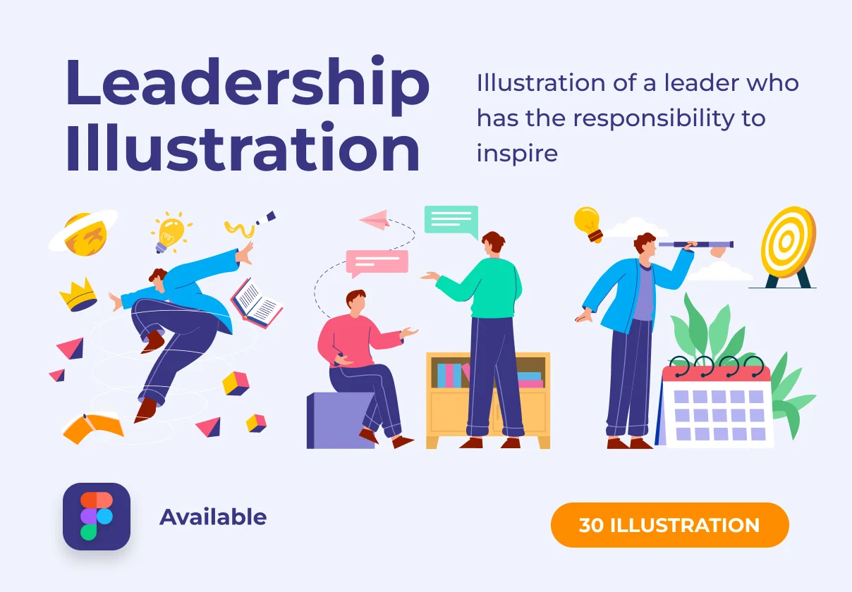 Leadership illustrations