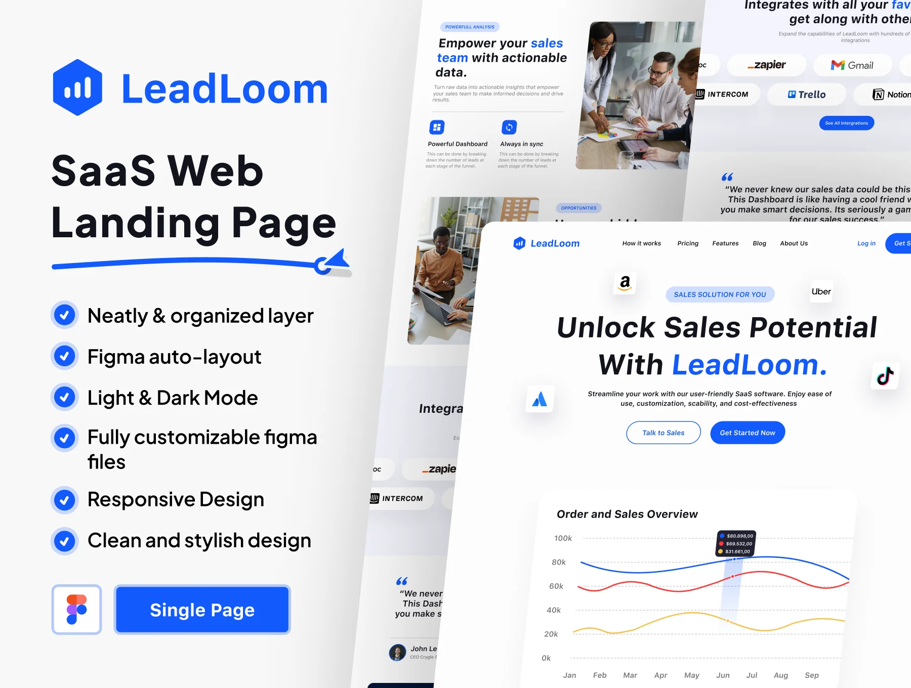 LeadLoom - SaaS Landing Page