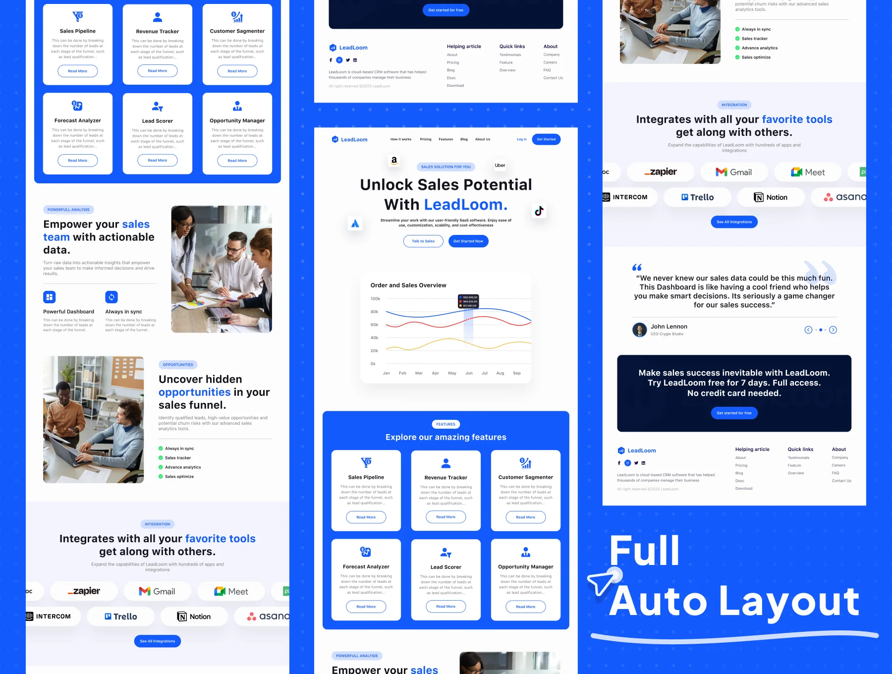 LeadLoom - SaaS Landing Page 4