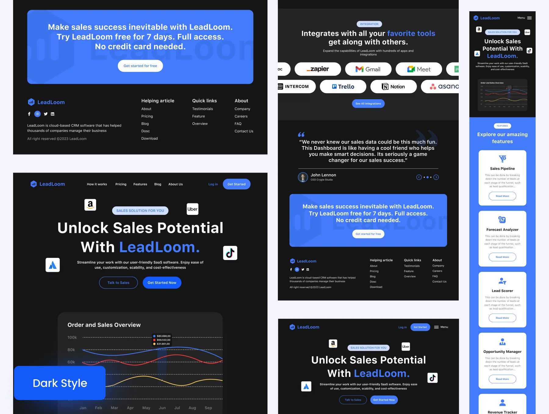 LeadLoom - SaaS Landing Page 6