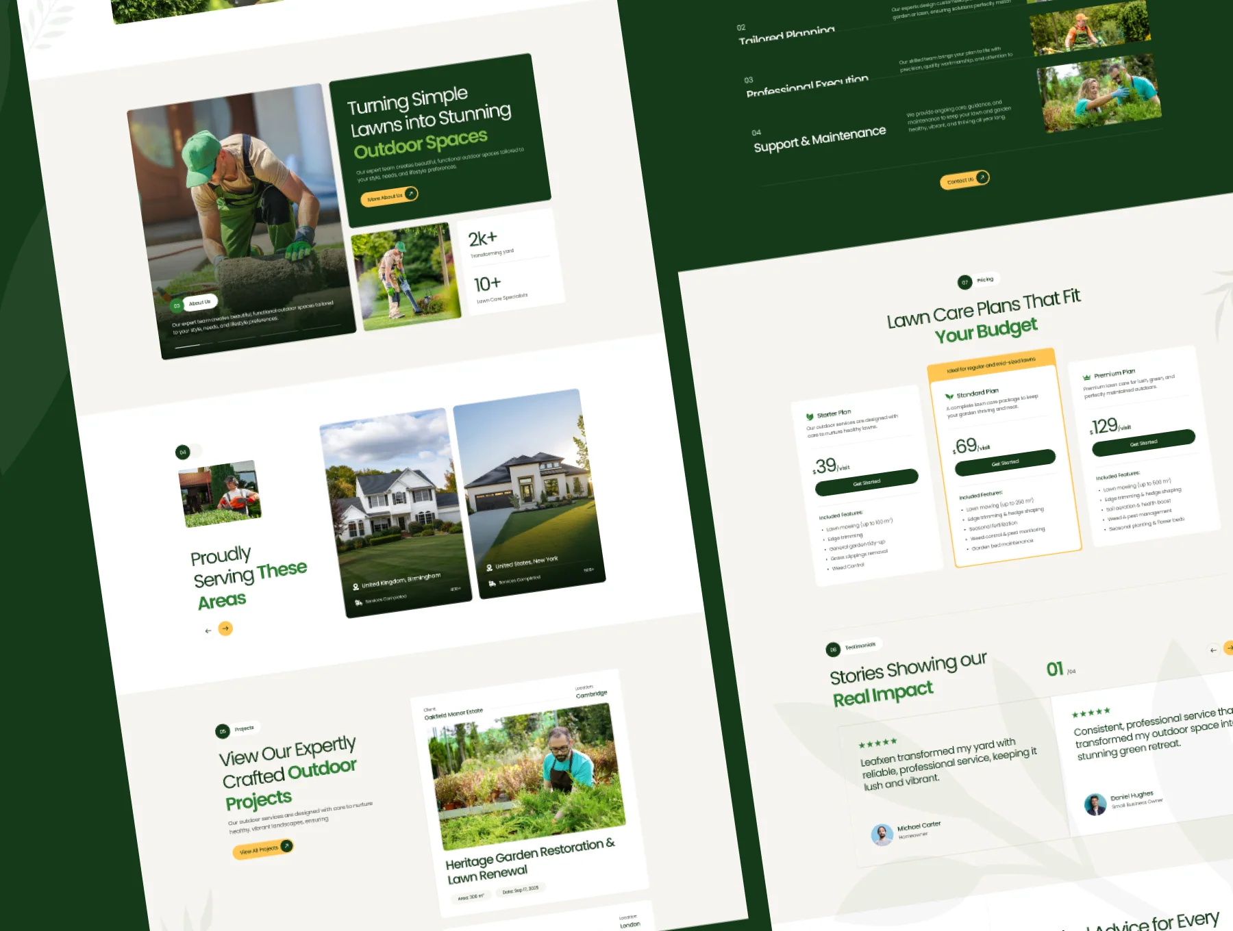 Leafxen - Landscaping & Gardening Template 4