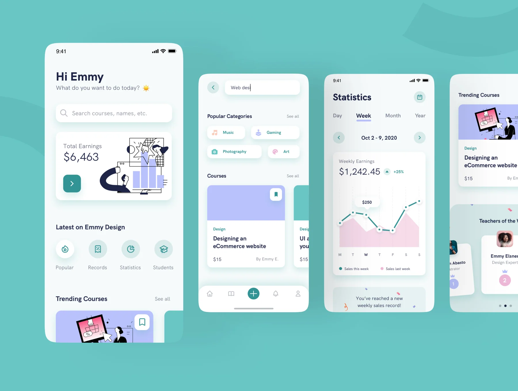 Learn Eden Education App UI Kit 3